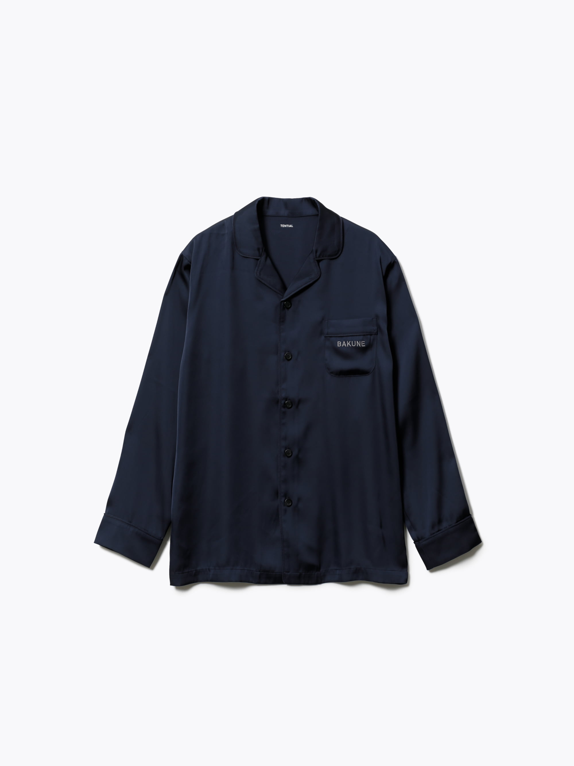 BAKUNE パジャマ サテン / 長袖シャツ_25FW | TENTIAL