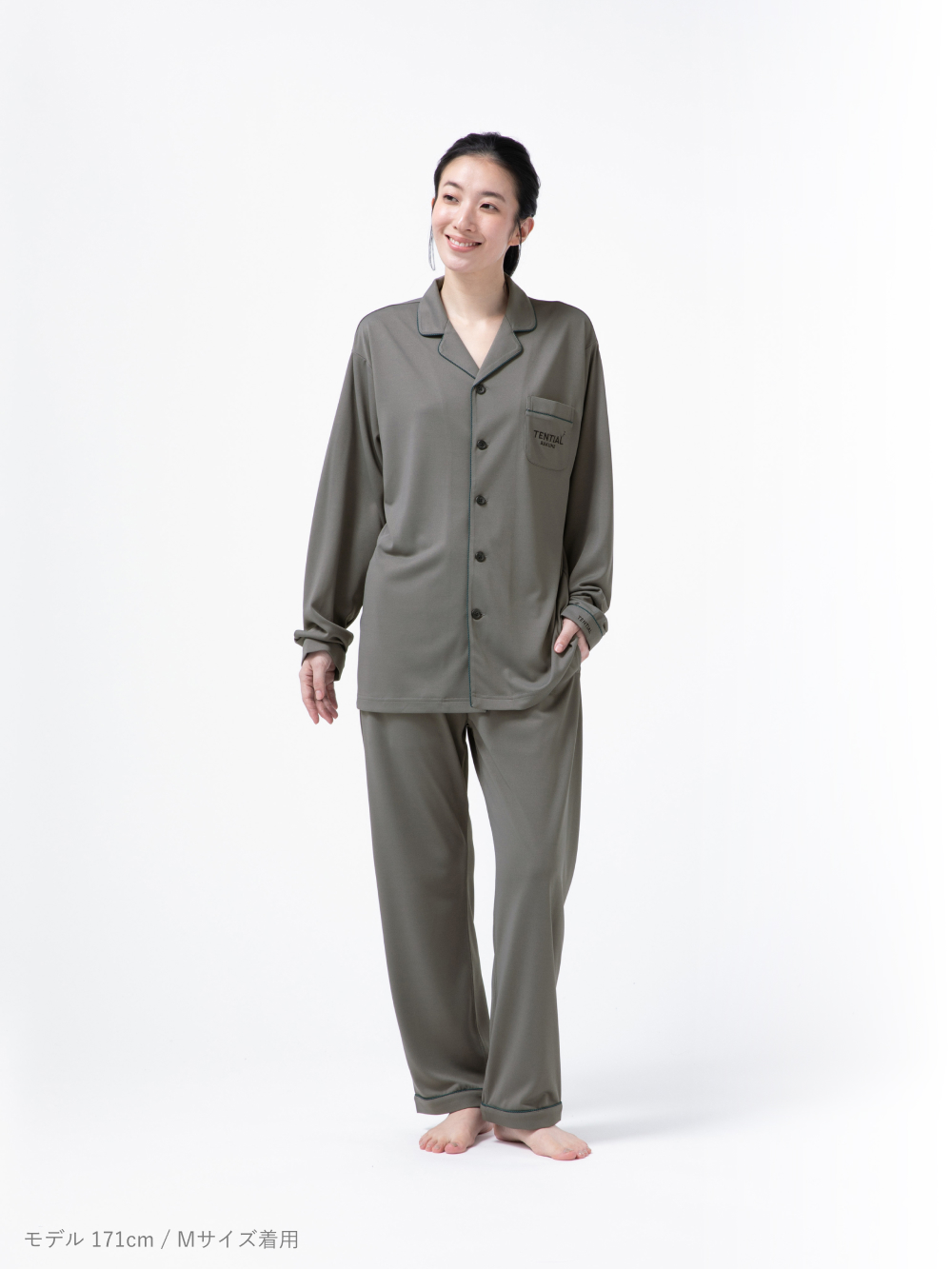 BAKUNE Pajamas Dry 上下セット（長袖シャツ・ロングパンツ）_25SS