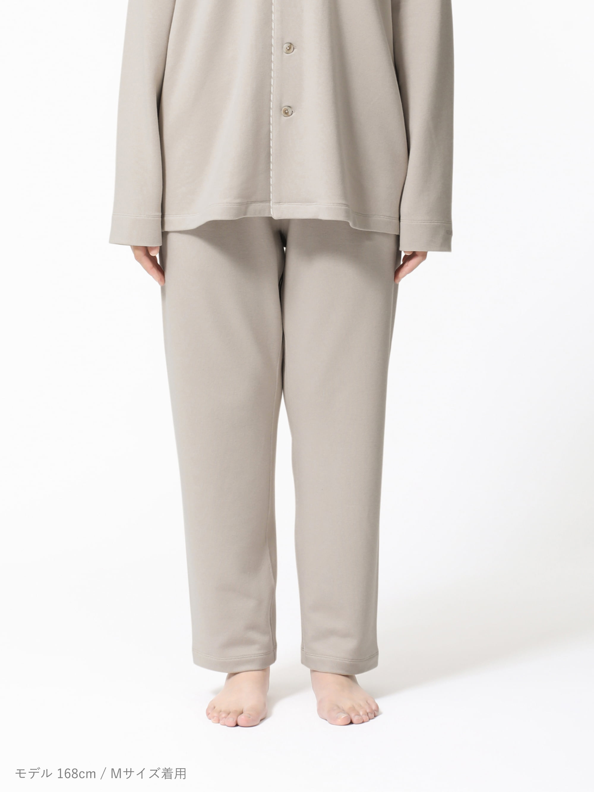 TENTIAL BAKUNE スウェット上下セット ルームウェア ベージュ M BAKUNE スウェット メンズ / 上下セット（長袖クルーネック