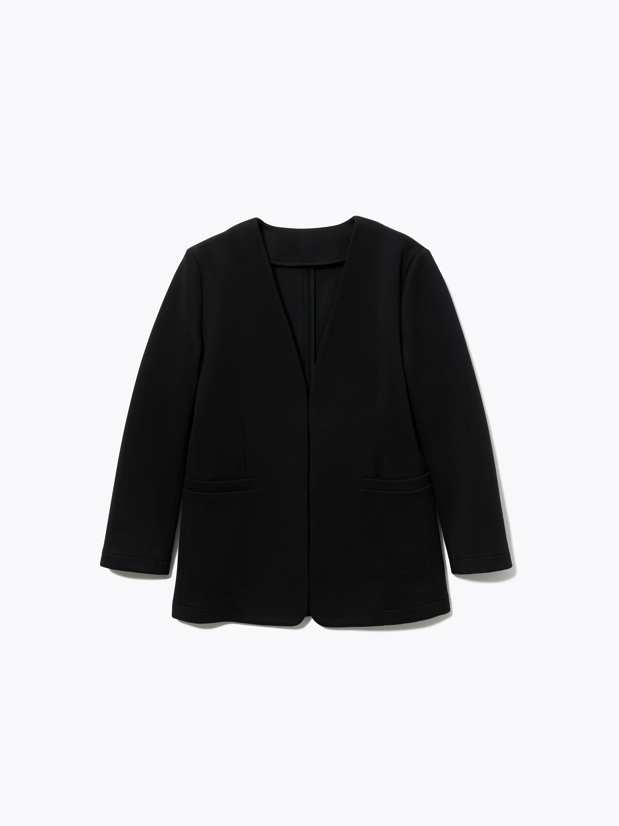 テンシャル　セットアップ Collarless Jacket ブラック　黒　M テンシャル セットアップ Collarless Jacket ブラック 黒 M テンシャル