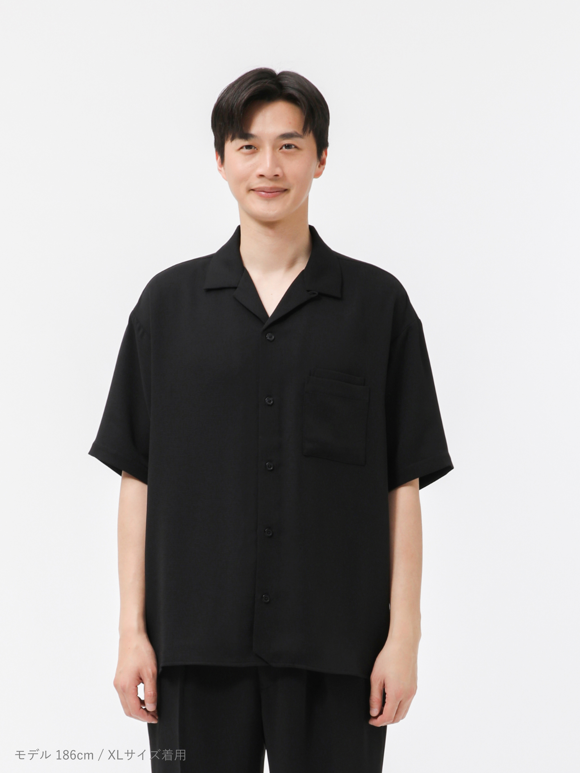 MIGARU Dry Short Sleeve Shirt Open Collar 半袖シャツ_25SS