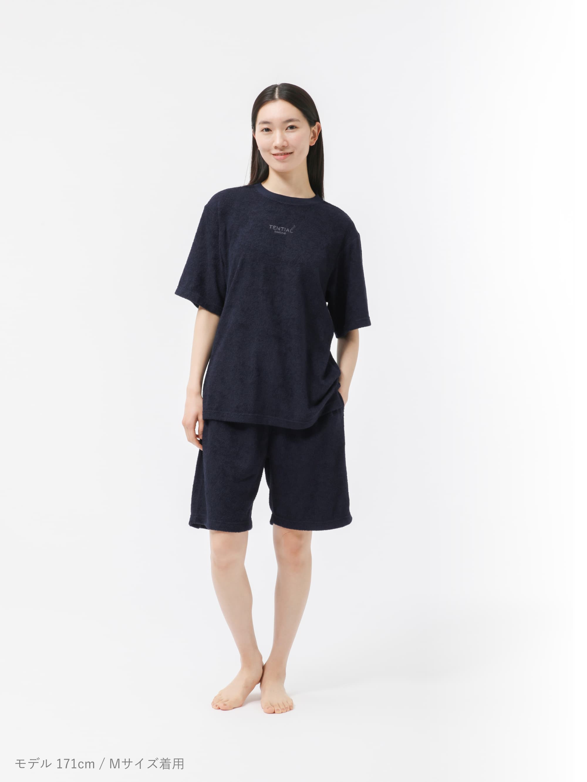 BAKUNE Pile 上下セット（半袖Tシャツ・ショートパンツ）_25SS