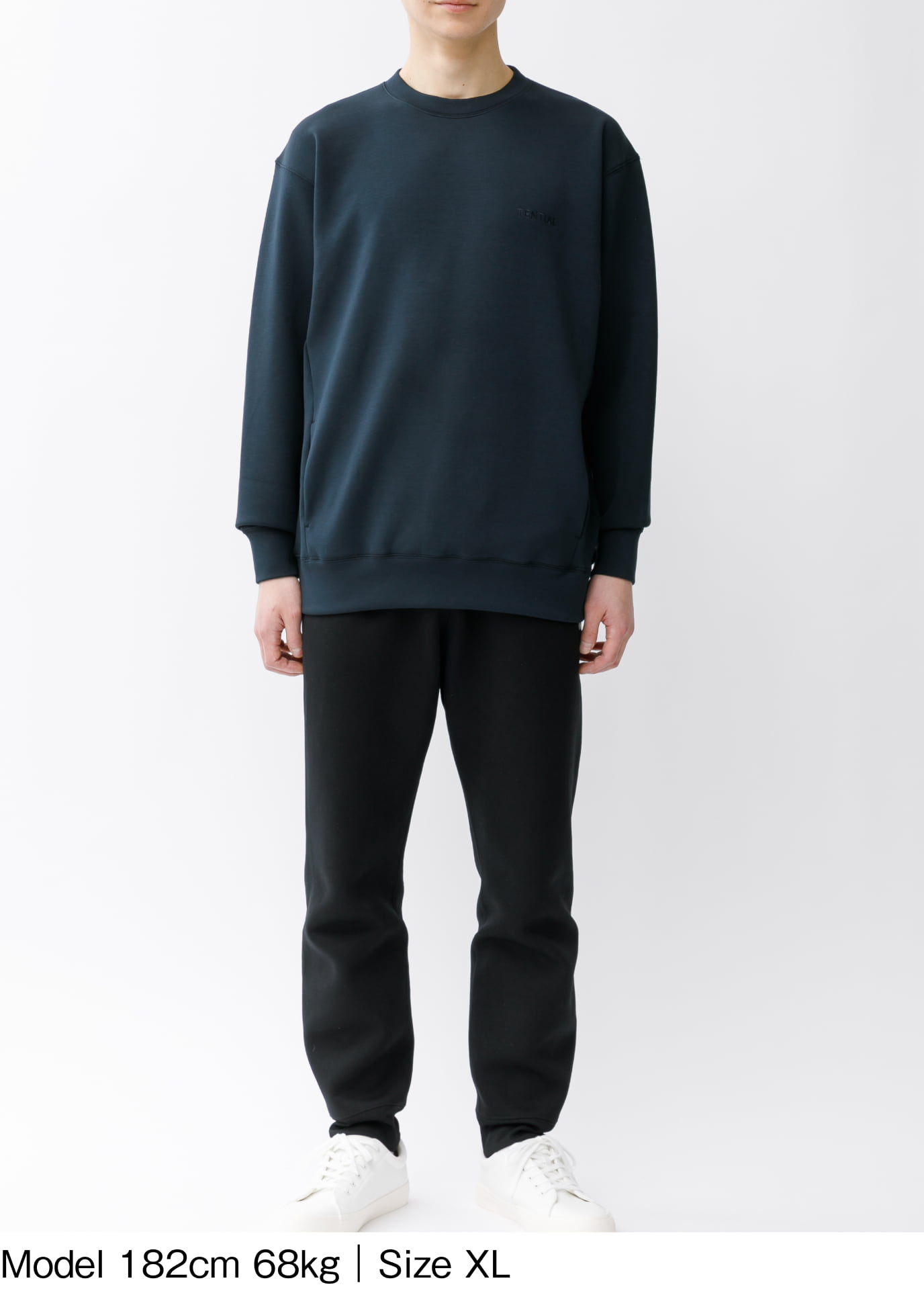 ソフトストレッチ】クルーネックプルオーバー | TENTIAL公式オンライン