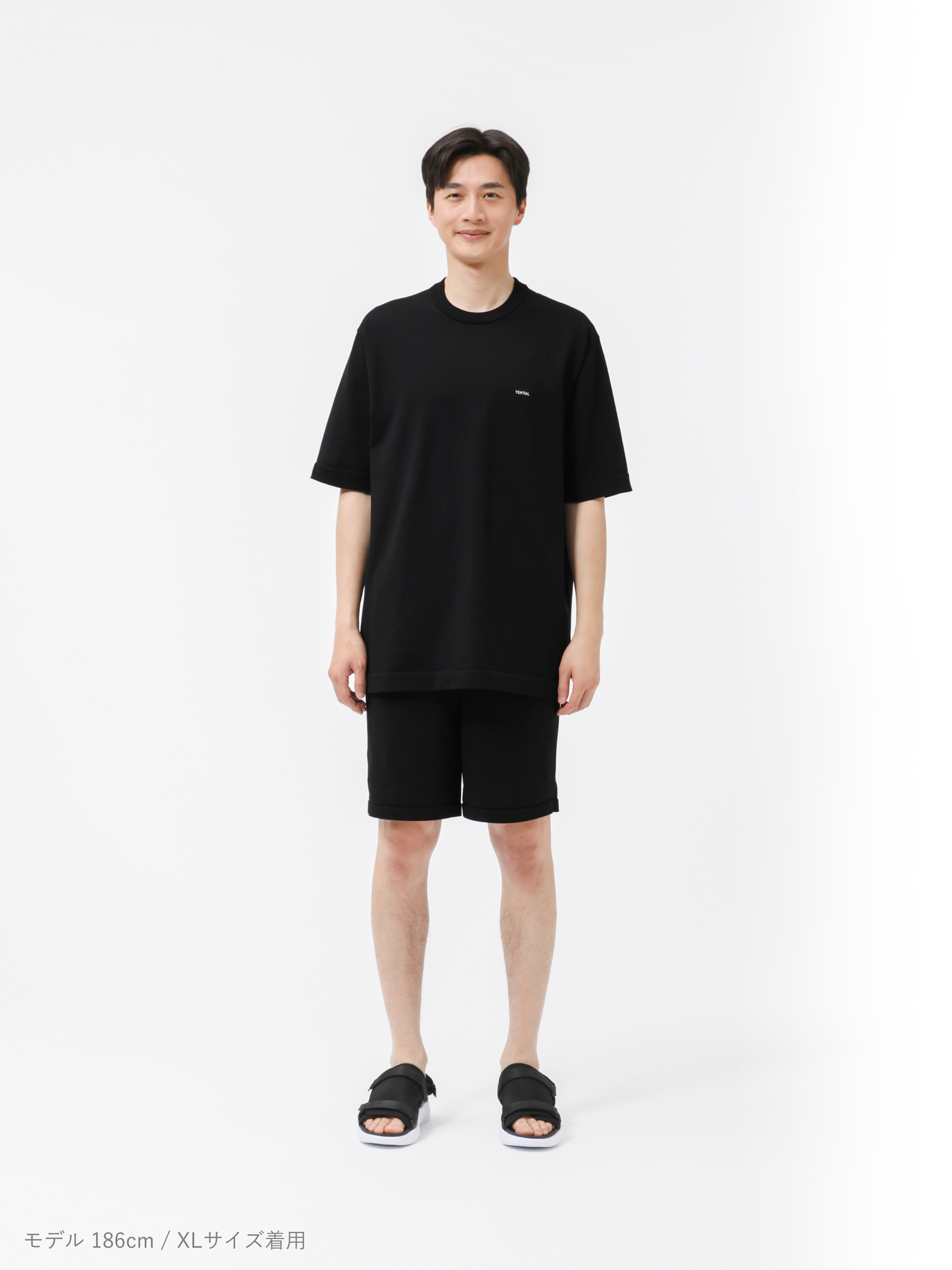 MIGARU Light Knit Short Sleeve T-Shirt / 上下セット（半袖T