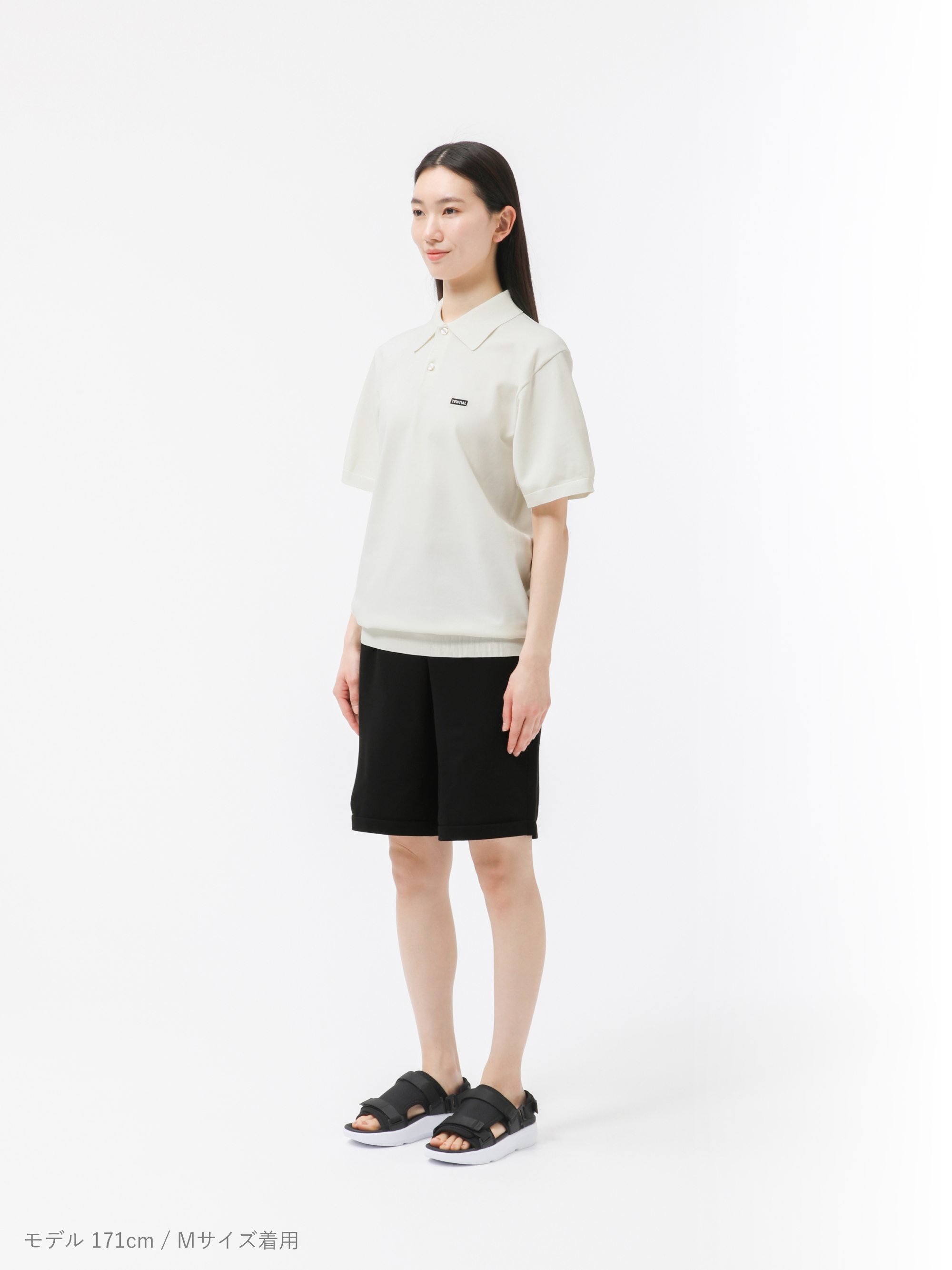 MIGARU Light Knit Polo Shirt TENTIAL 上下 MIGARU Light Knit Short Sleeve Tailored Polo Shirt / 上下