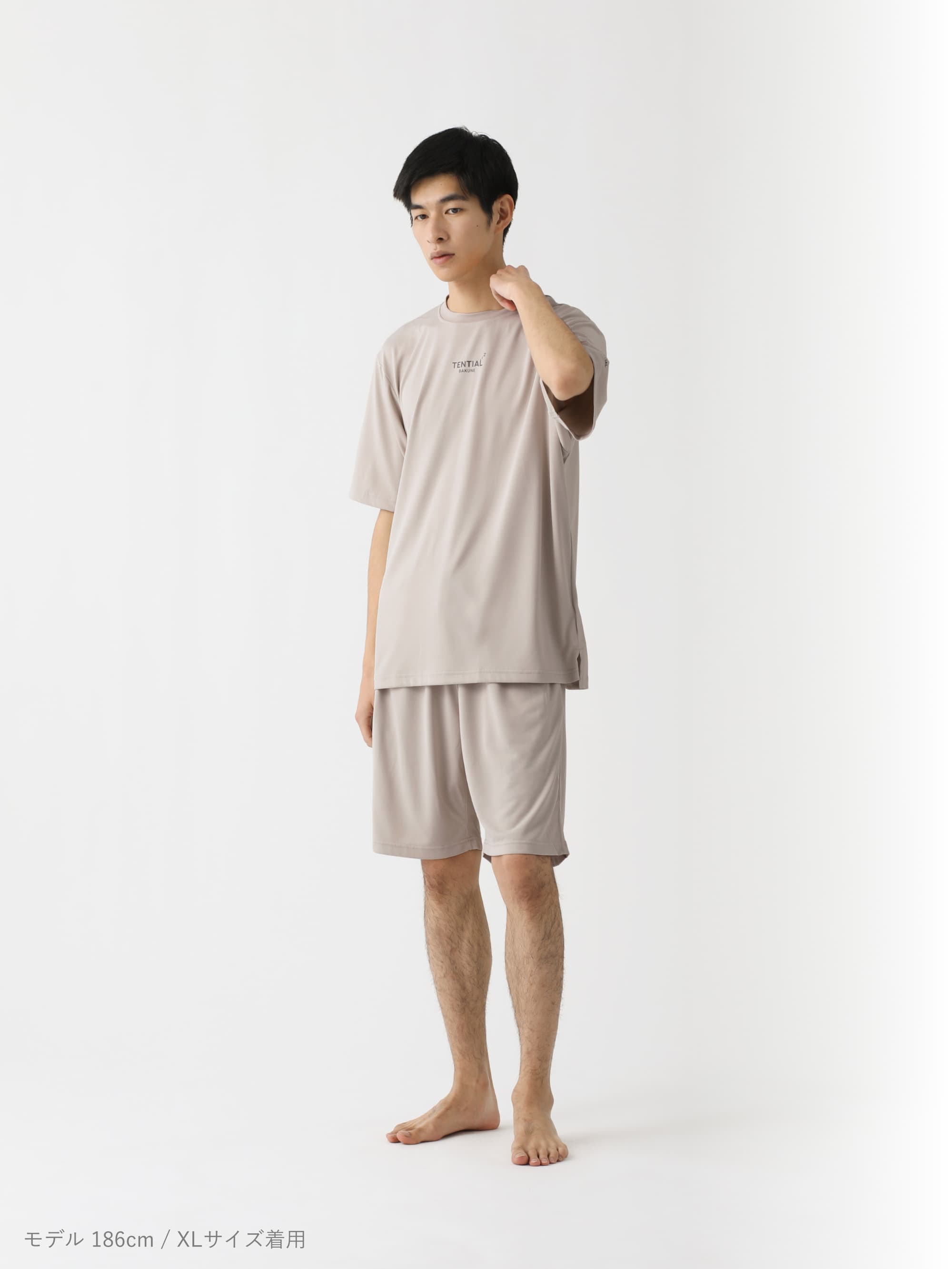 BAKUNE Dry Men's 上下セット（半袖Tシャツ・ショートパンツ）_25SS