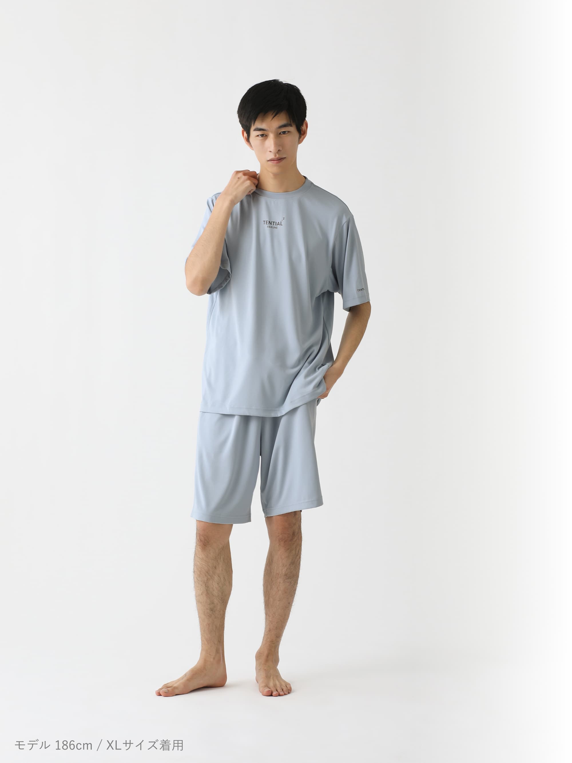 BAKUNE Dry Men's 上下セット（半袖Tシャツ・ショートパンツ）_25SS