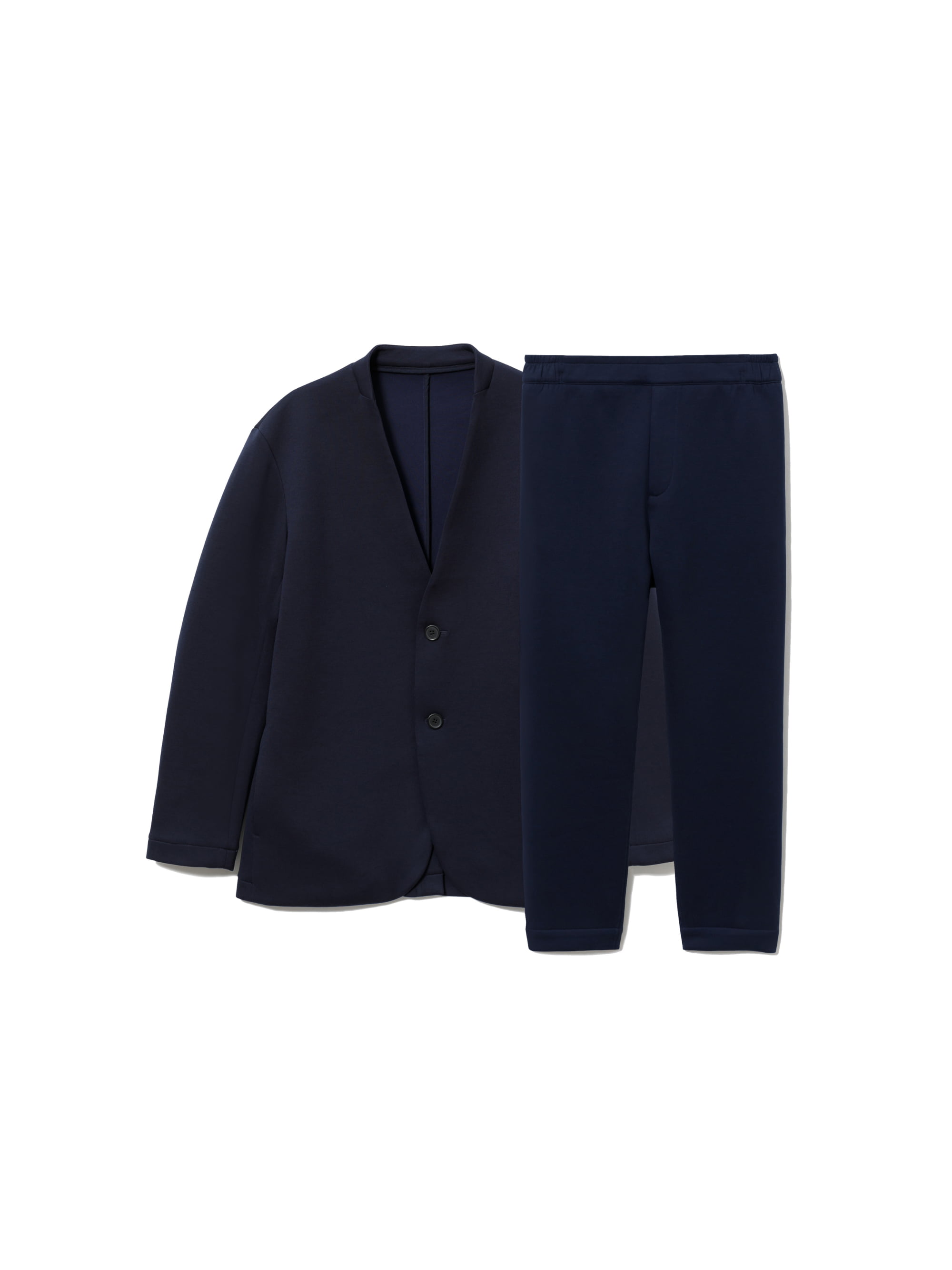 テックスウェット】カラーレスジャケット メンズ / 上下セット（カラー