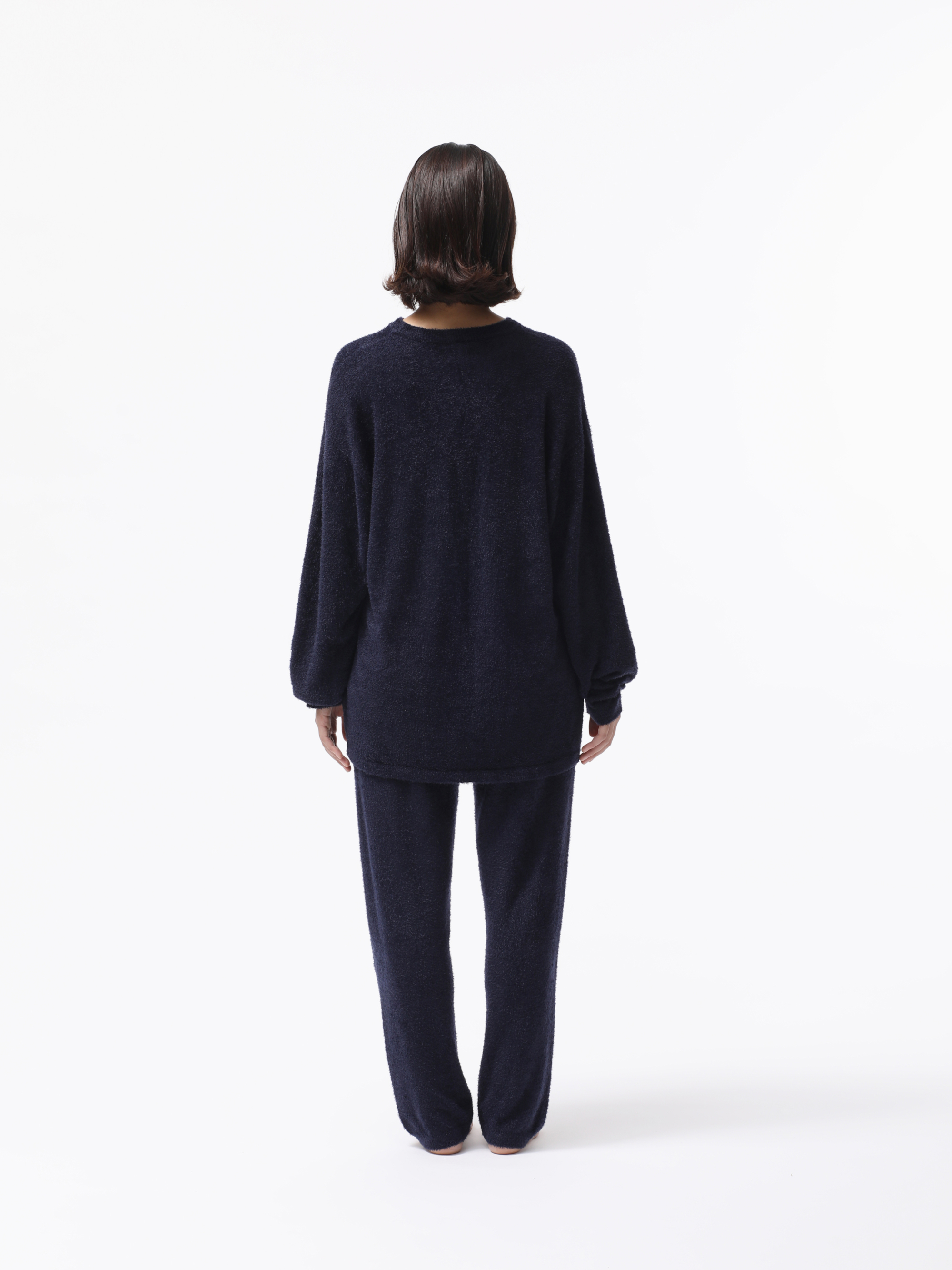 BAKUNE Soft Knit 上下セット（長袖シャツ・ロングパンツ