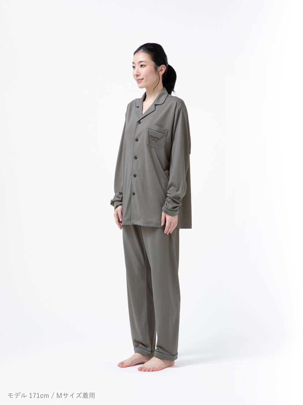 BAKUNE Pajamas Dry 上下セット（長袖シャツ・ロングパンツ）_25SS