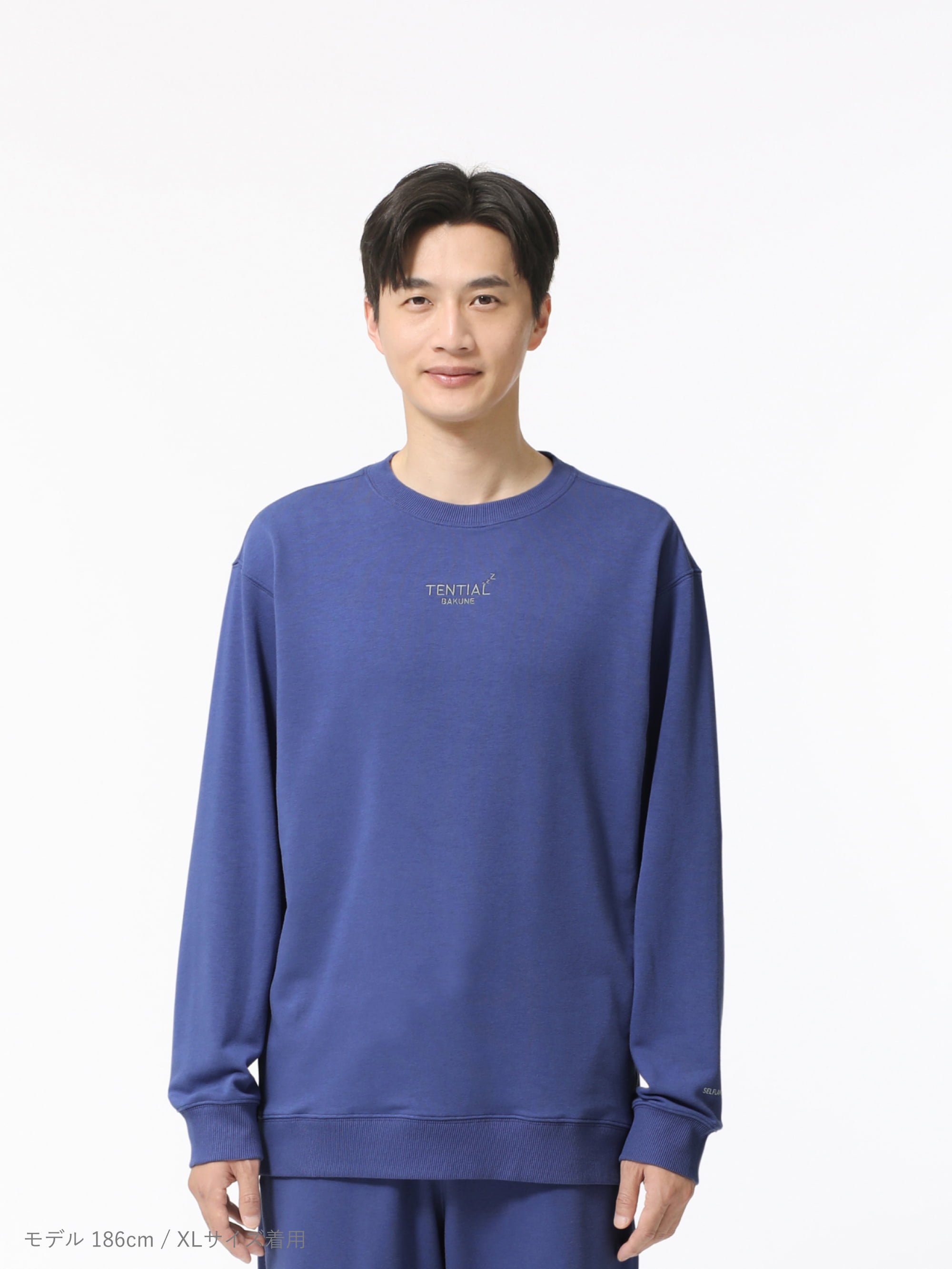 BAKUNE スウェット メンズ / 長袖クルーネックシャツ_25FW | TENTIAL