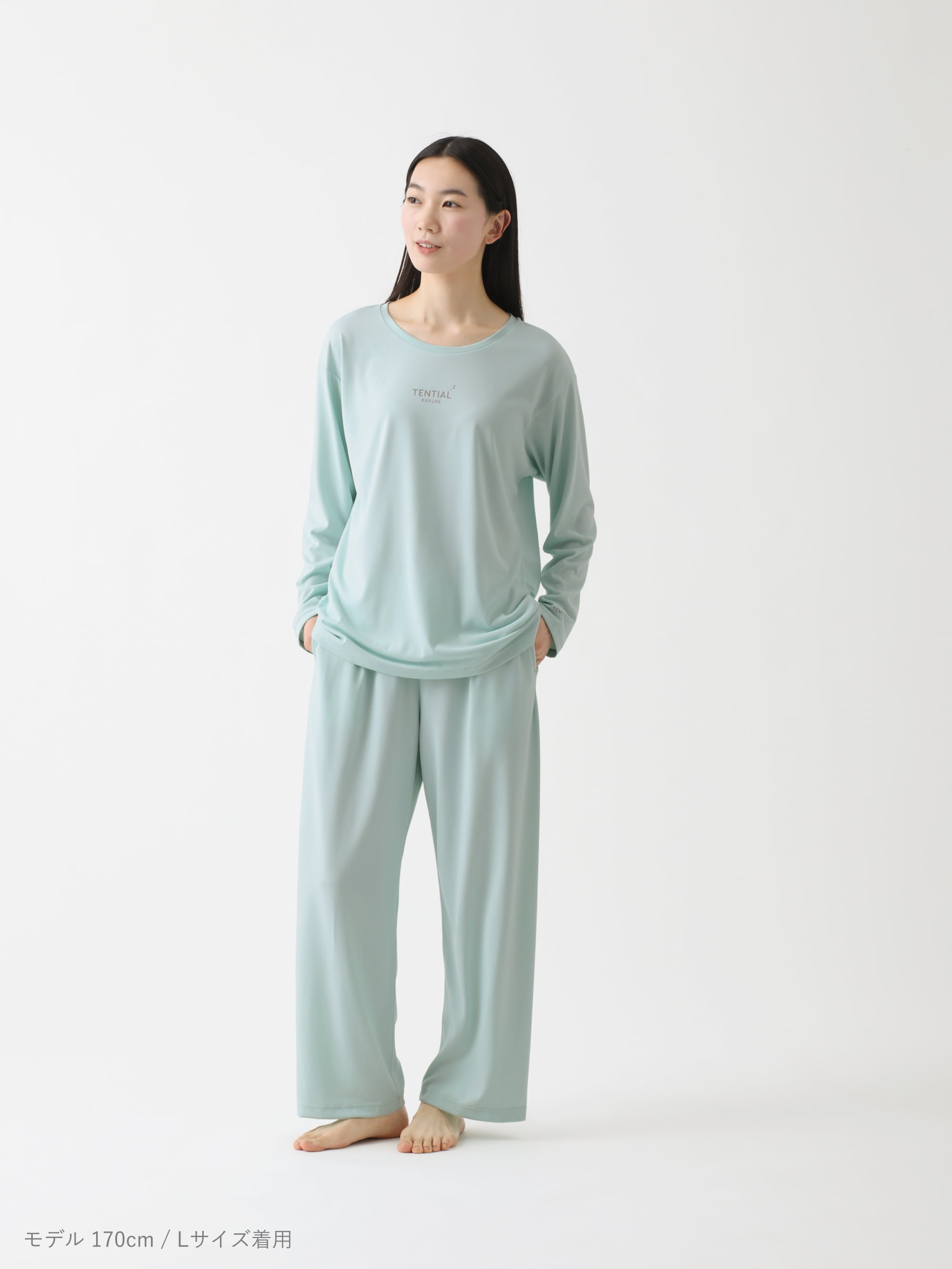 BAKUNE Dry Women's 上下セット（長袖Tシャツ・ロングパンツ）_25SS
