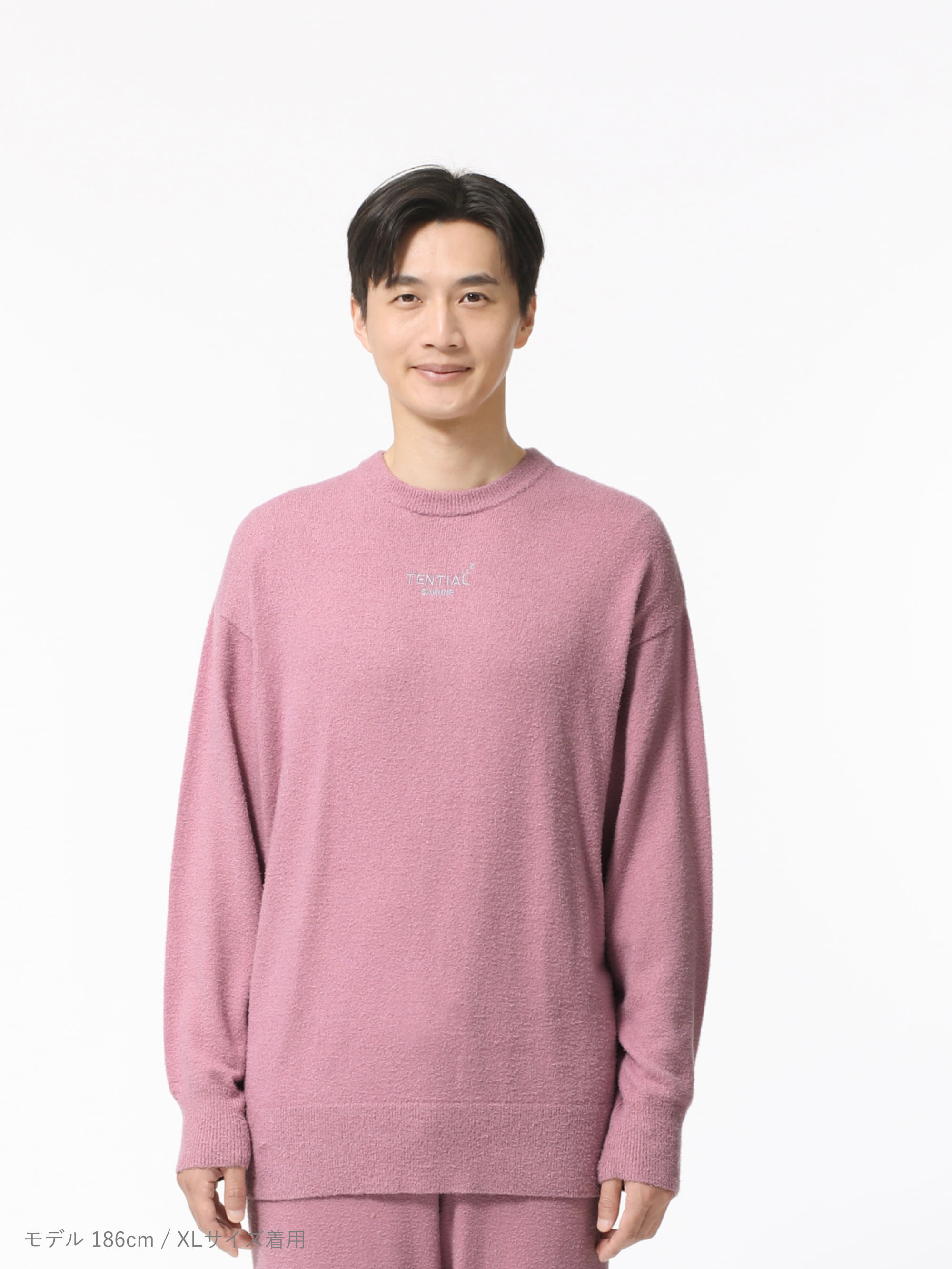 TENTIAL 　BAKUNE ソフトニット　ブラウン　S-M BAKUNE Soft Knit Long Crew Neck （S-M）_24FW ブラウン [ユニ