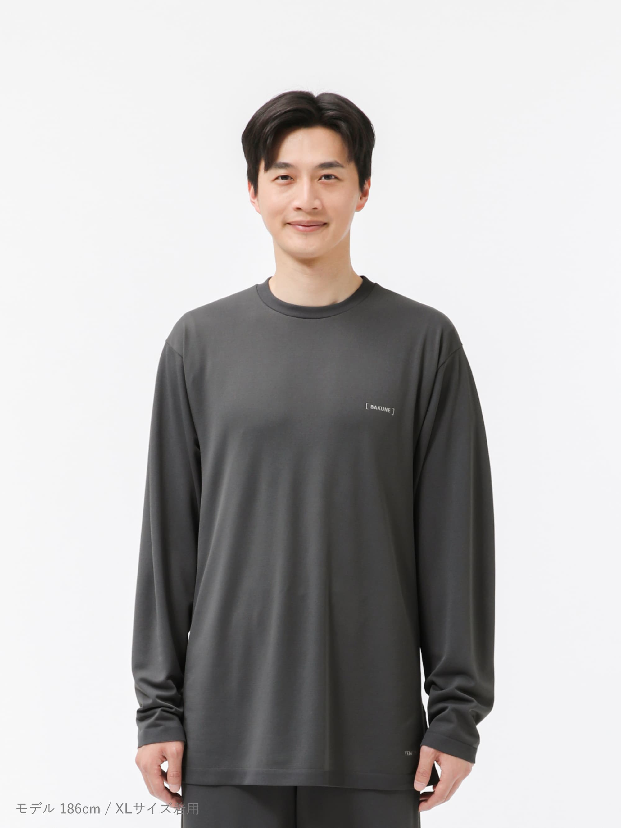 BAKUNE Dry リカバリーウェアＴーシャツ長袖Ｍサイズ BAKUNE 3D Dry Men's 長袖Tシャツ_25SS | TENTIAL[テンシャル