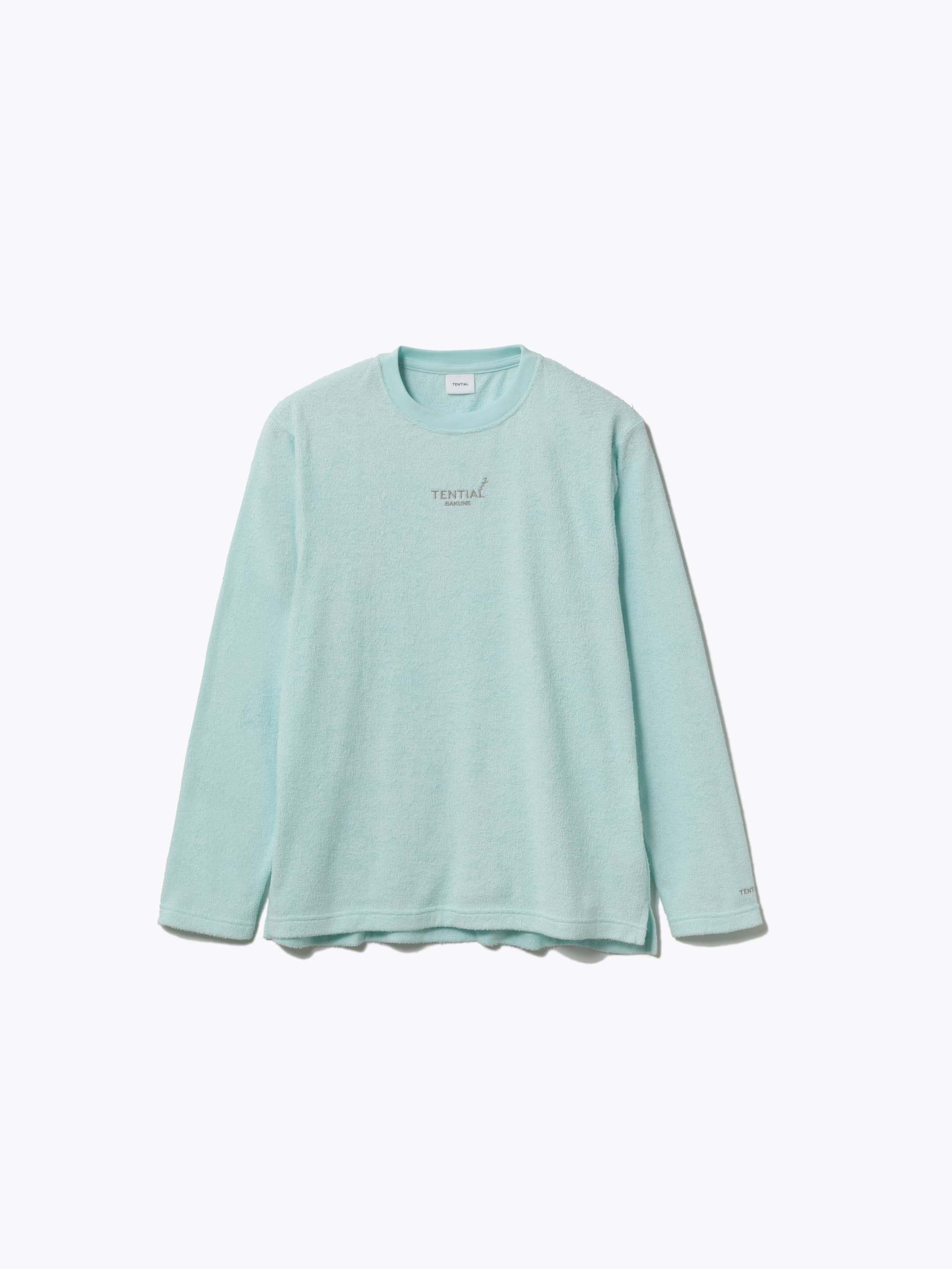 TENTIAL タオル地 長袖Tシャツ ミントグリーン BAKUNE Pile / 長袖Tシャツ_25SS | TENTIAL公式オンラインストア