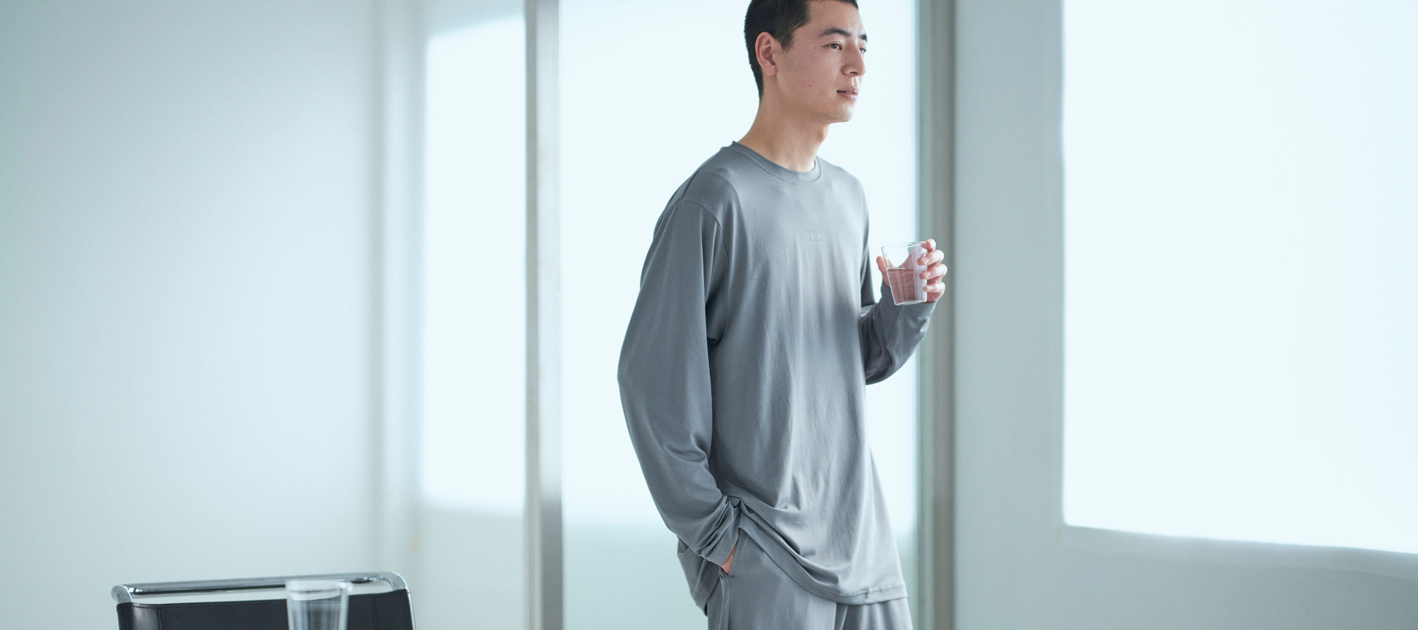 BAKUNE Mesh ロングパンツ スリム_26SS_上下セット | TENTIAL公式