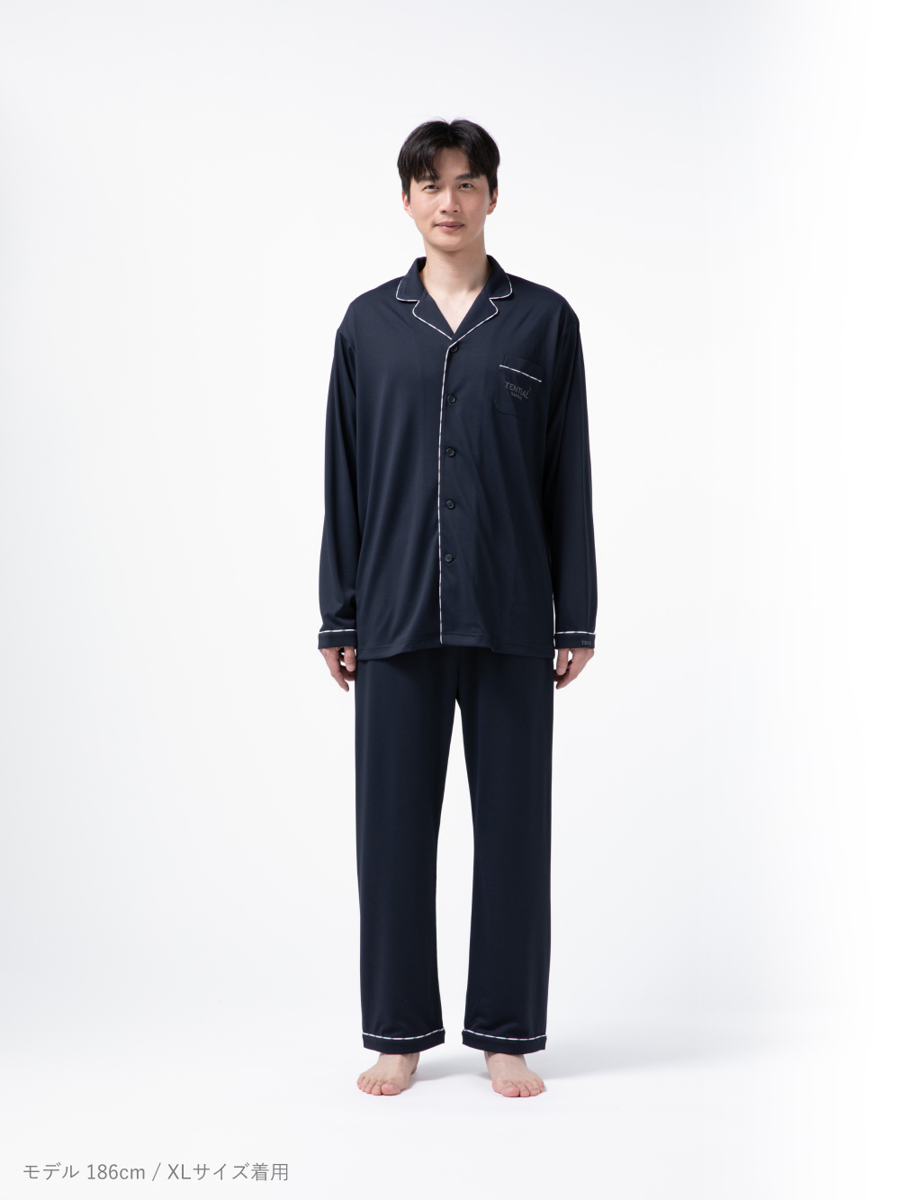 BAKUNE Pajamas Dry 上下セット（長袖シャツ・ロングパンツ）_25SS
