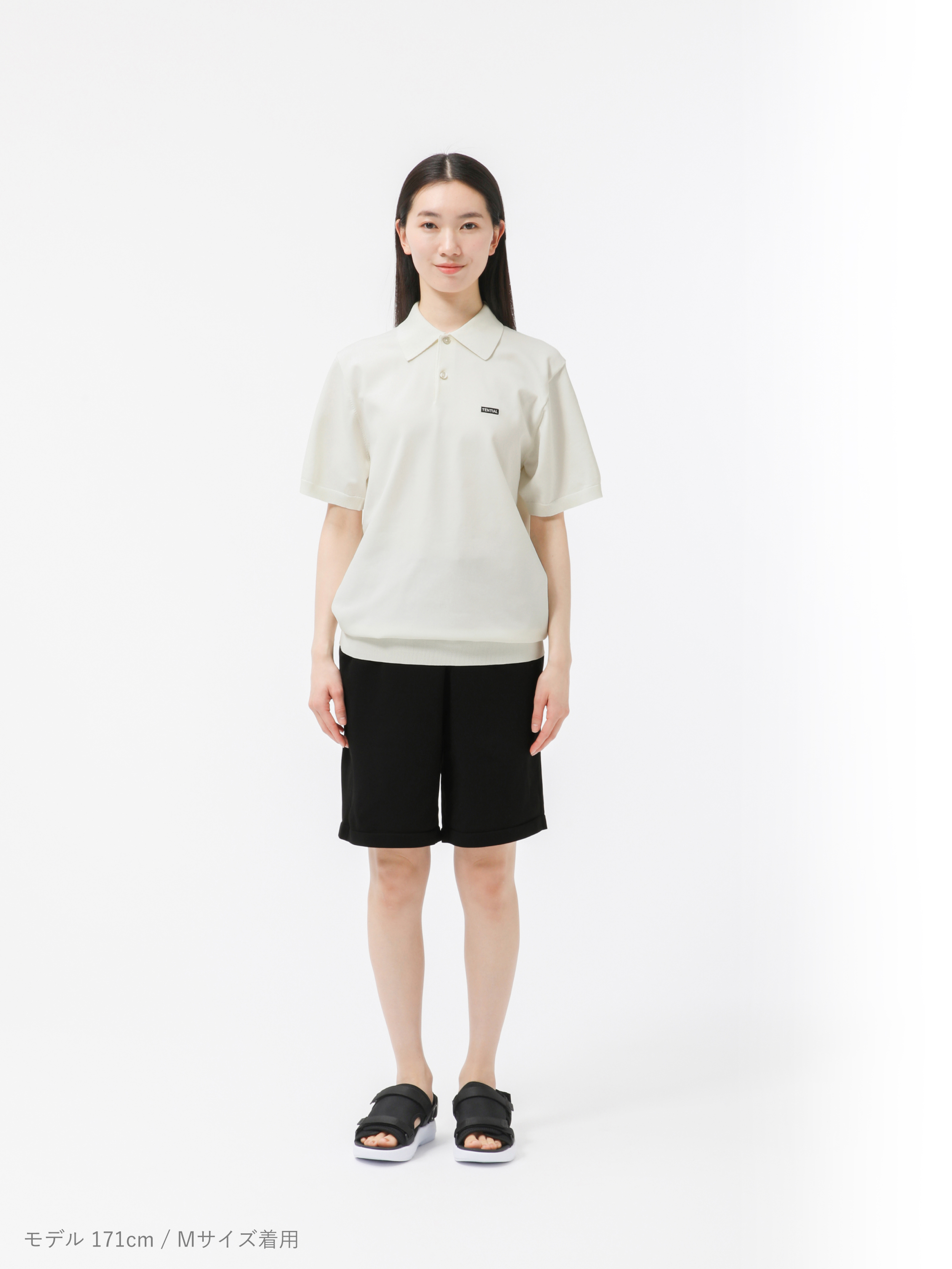 MIGARU Light Knit Short Sleeve Polo Shirt / 上下セット（半袖