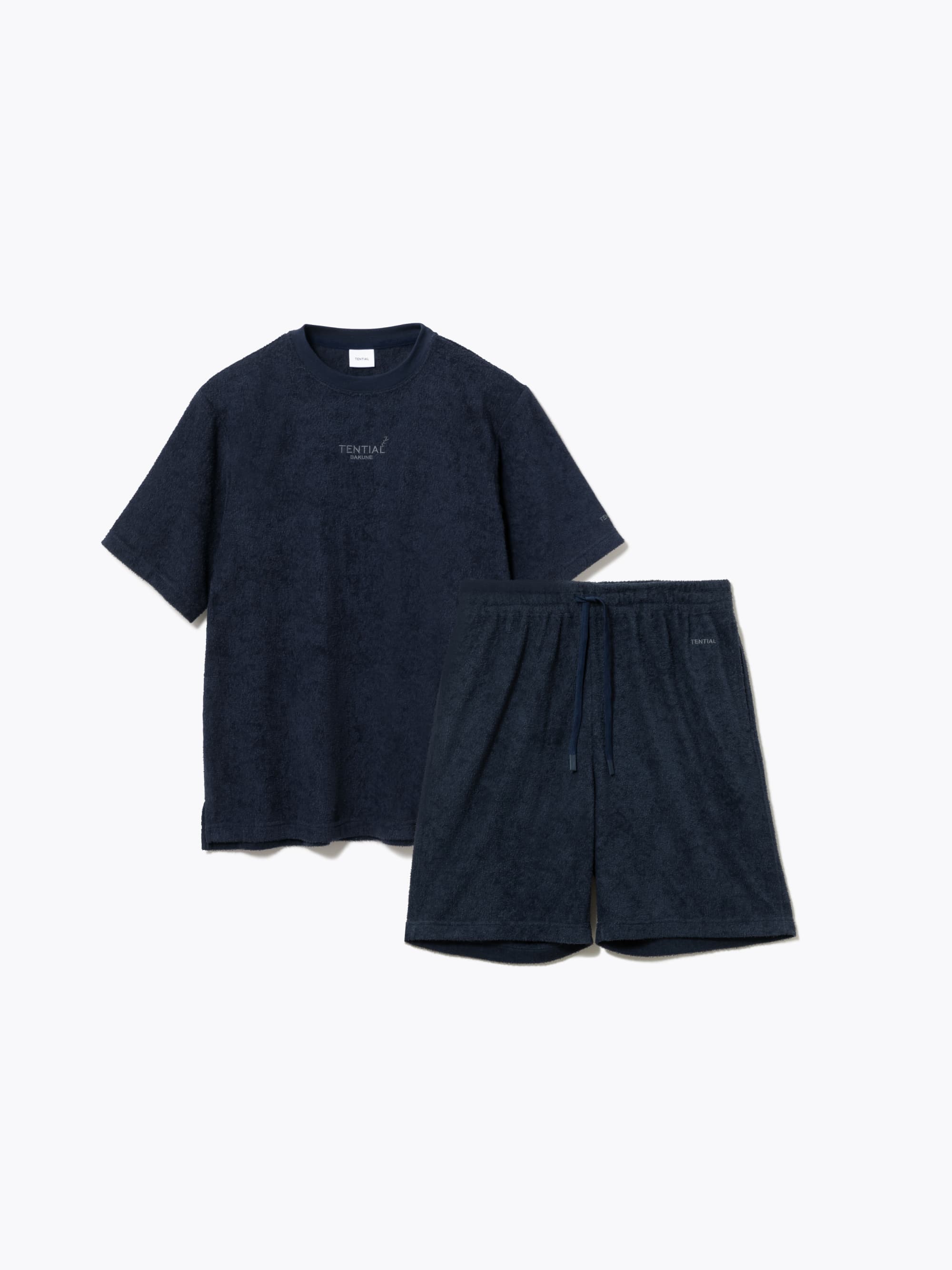BAKUNE Pile 上下セット（半袖Tシャツ・ショートパンツ）_25SS