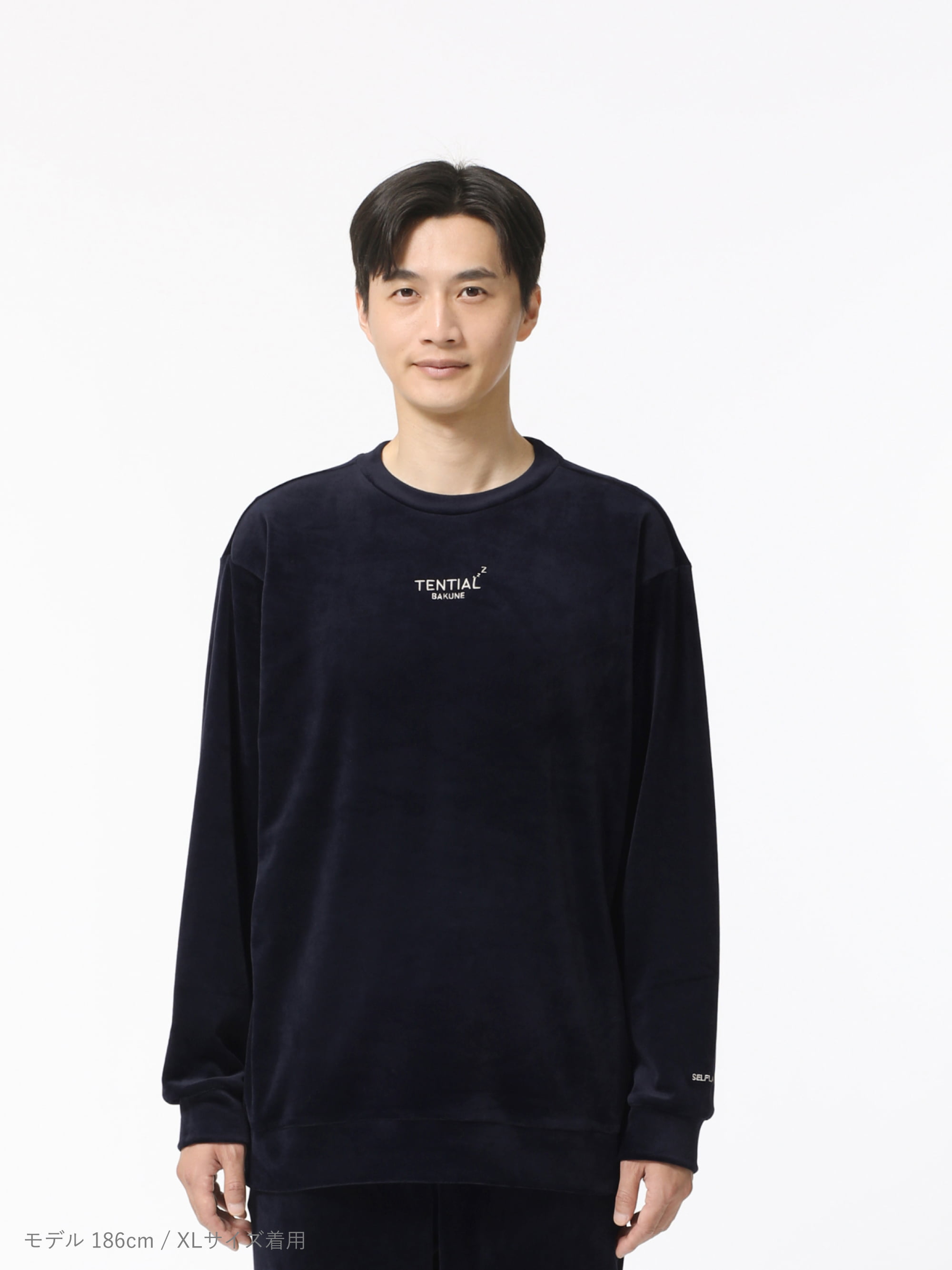 BAKUNE ベロア / 長袖クルーネックシャツ_25FW | TENTIAL公式