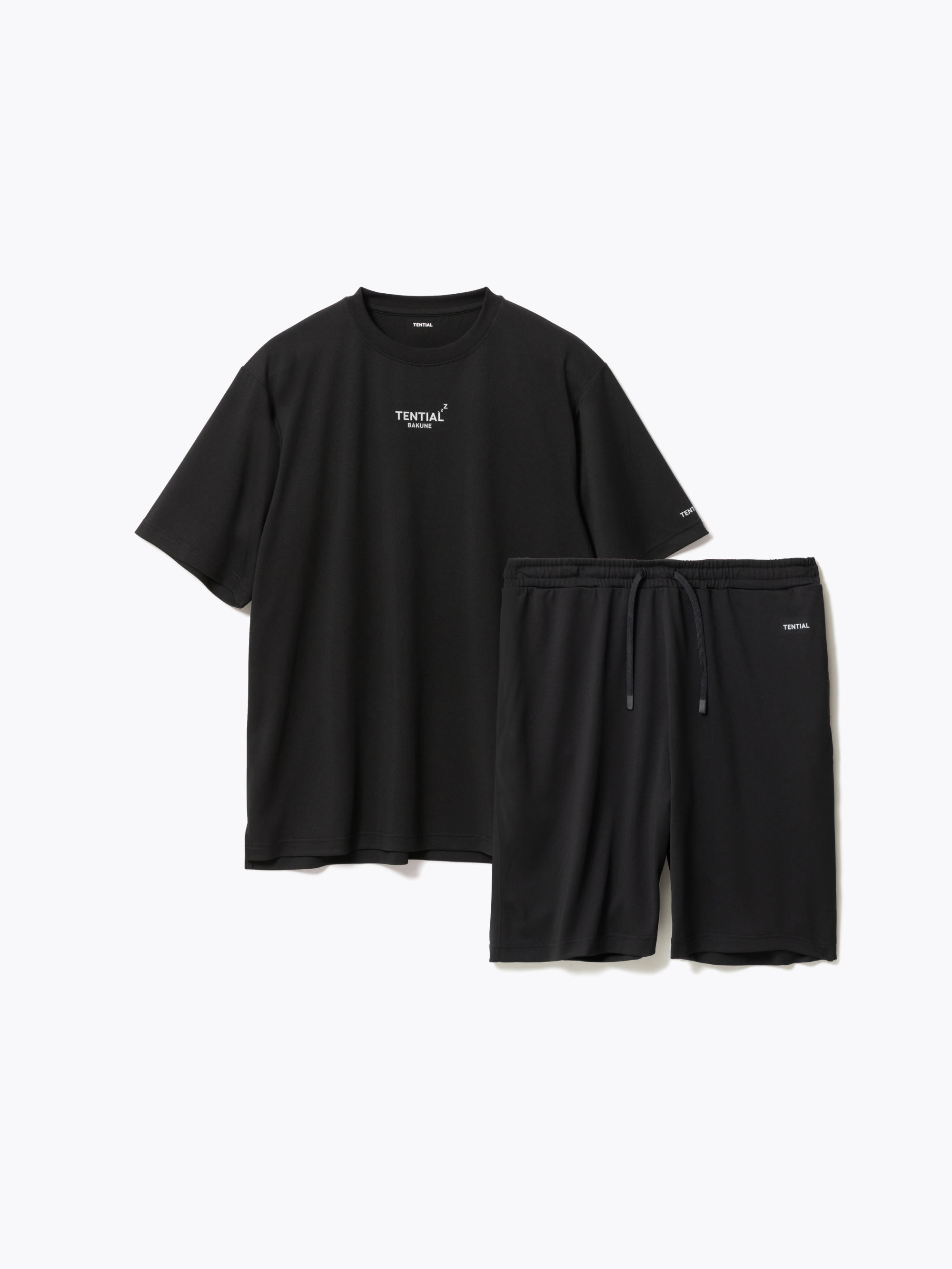 TENTIAL BAKUNE Dry ユニセックス 上下セットL BLACK BAKUNE Dry Men's 上下セット（半袖Tシャツ・ショートパンツ）_25SS
