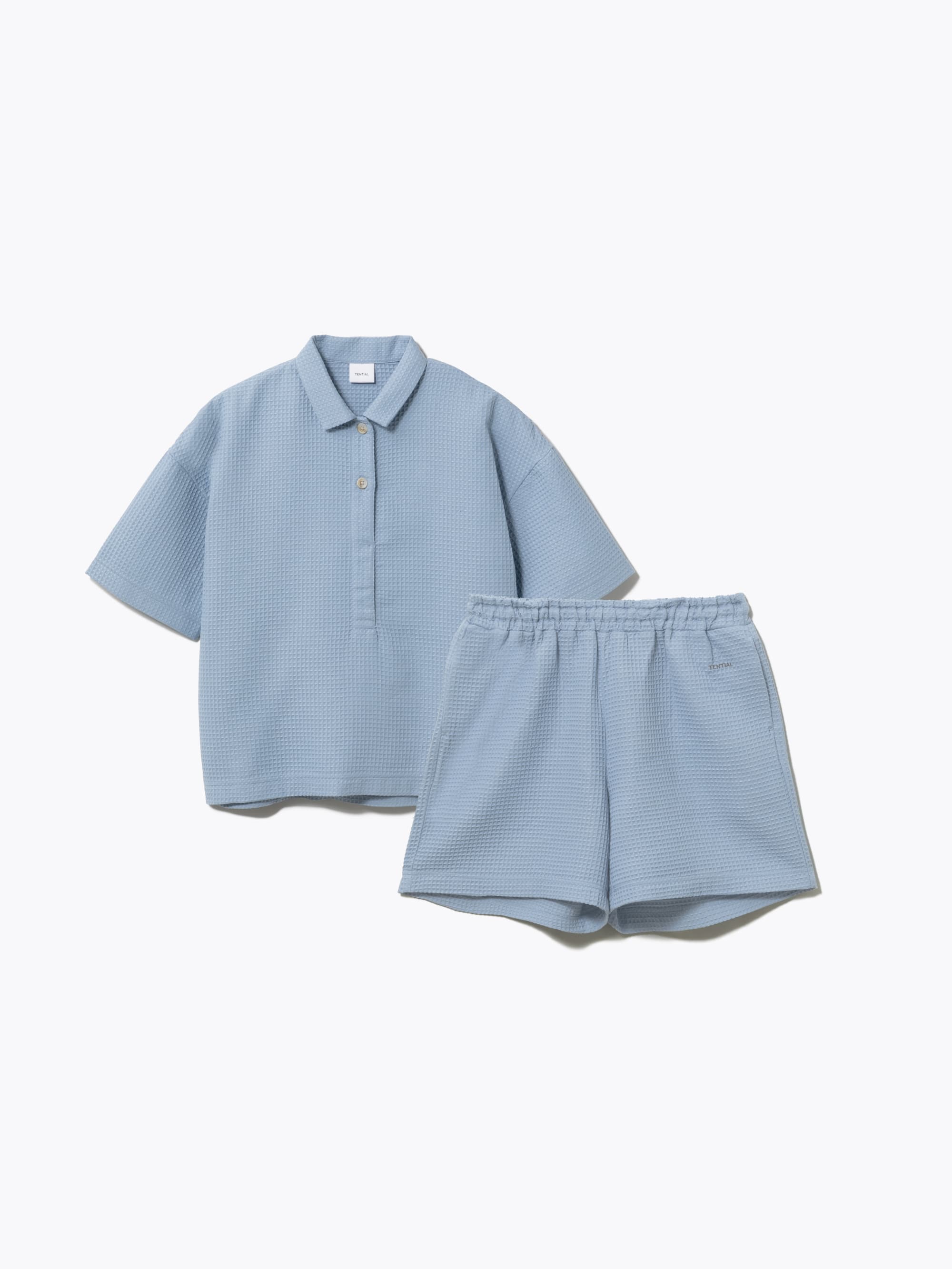 送料/関税込【REASON】Women's Richmond 上下セット BAKUNE Waffle Women's 上下セット(半袖シャツ・ショートパンツ