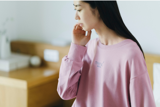 BAKUNE スウェット ウィメンズ / 長袖クルーネックシャツ_25FW