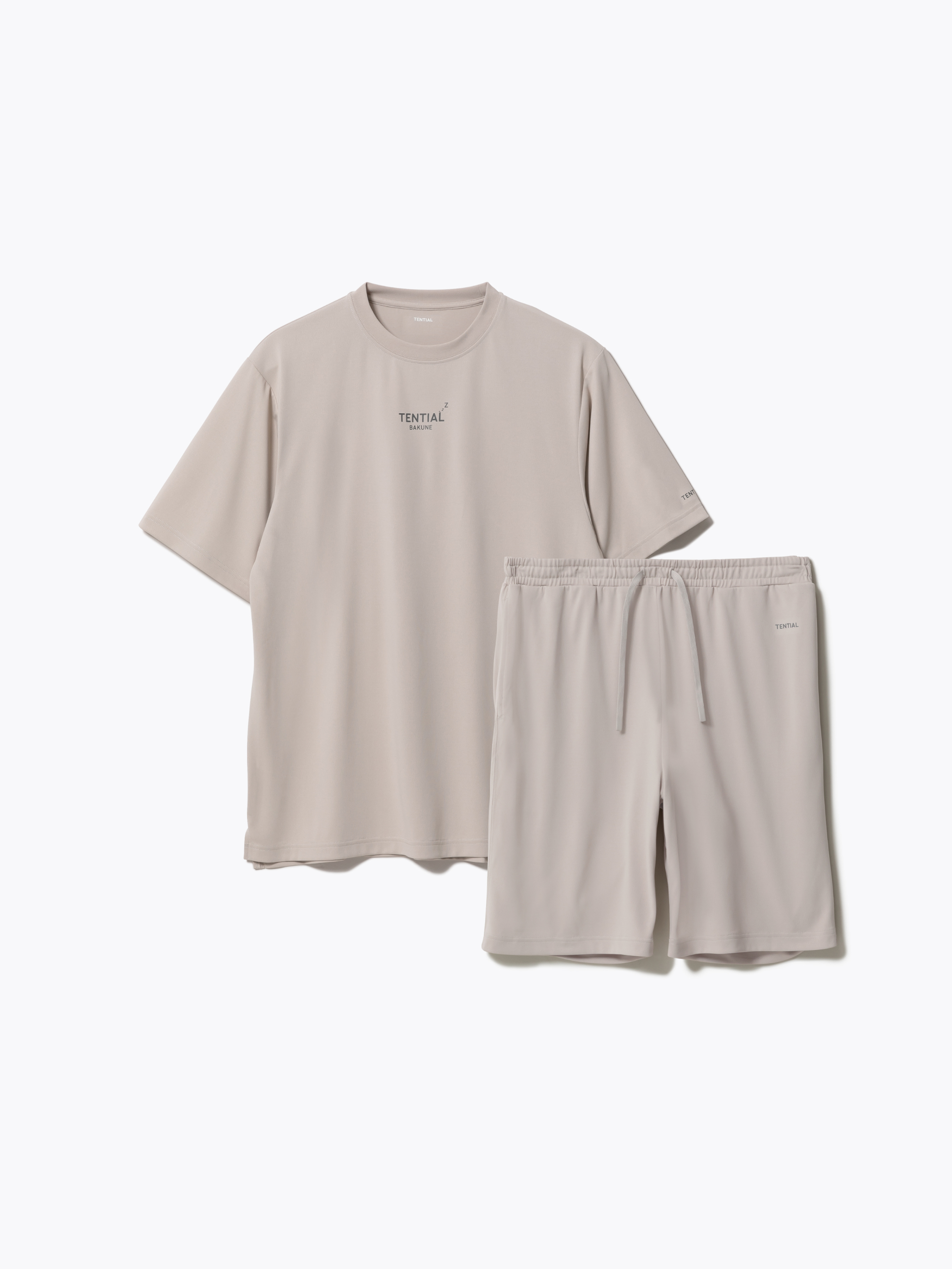 BAKUNE Waffle Women's 上下セット（半袖シャツ・ショートパンツ