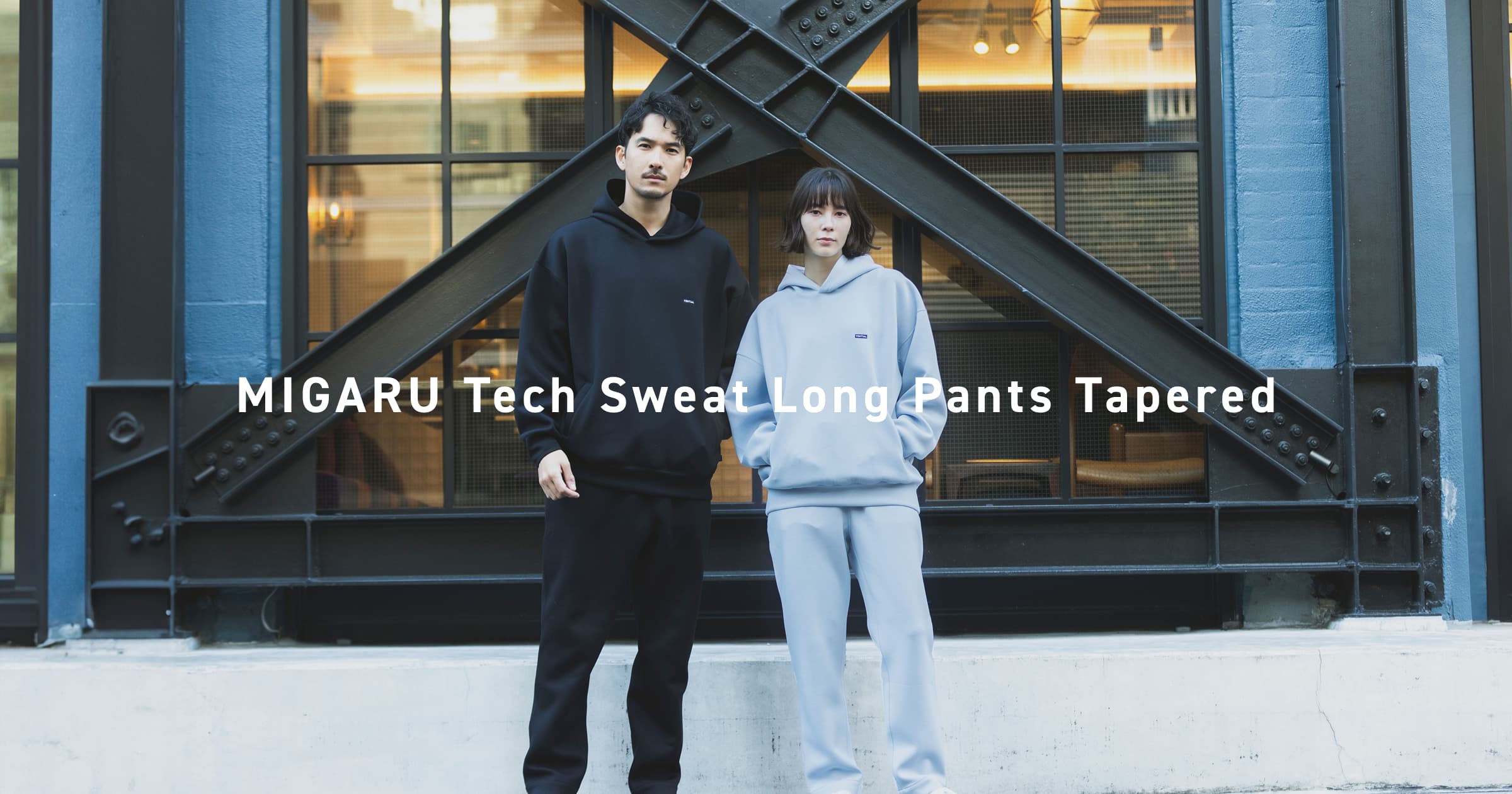 上下セット】TWM TECH SWEAT PARKA & LONG PANTS ルースイソンブラ