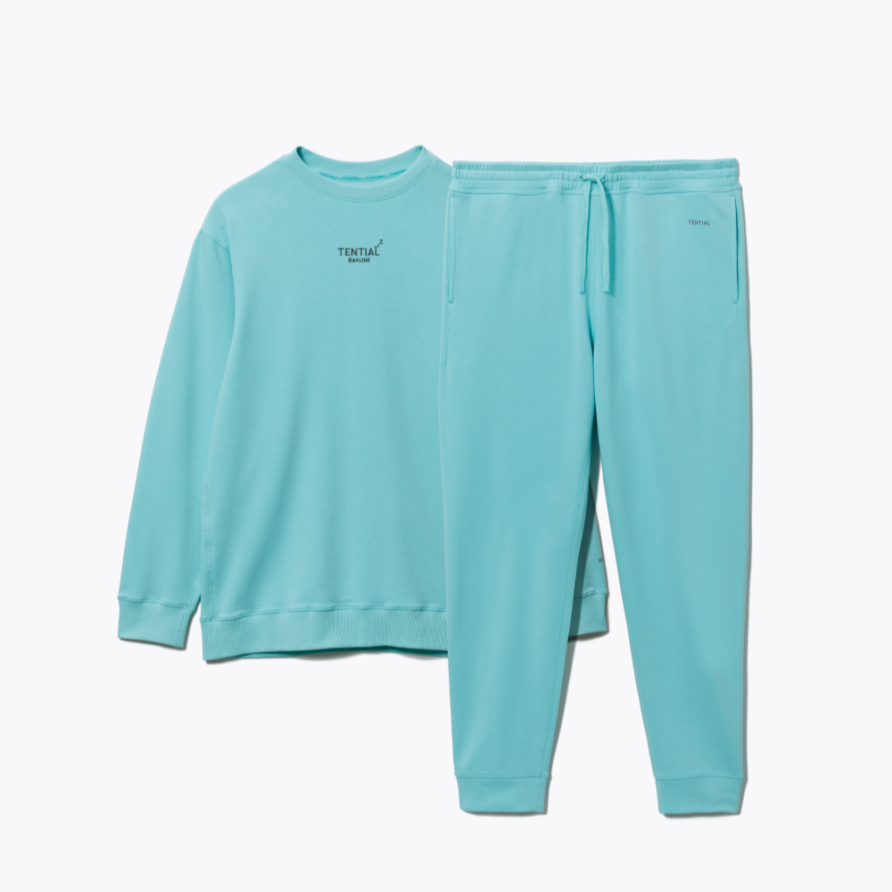 BAKUNE パジャマ サテン / 上下セット（長袖シャツ・ロングパンツ