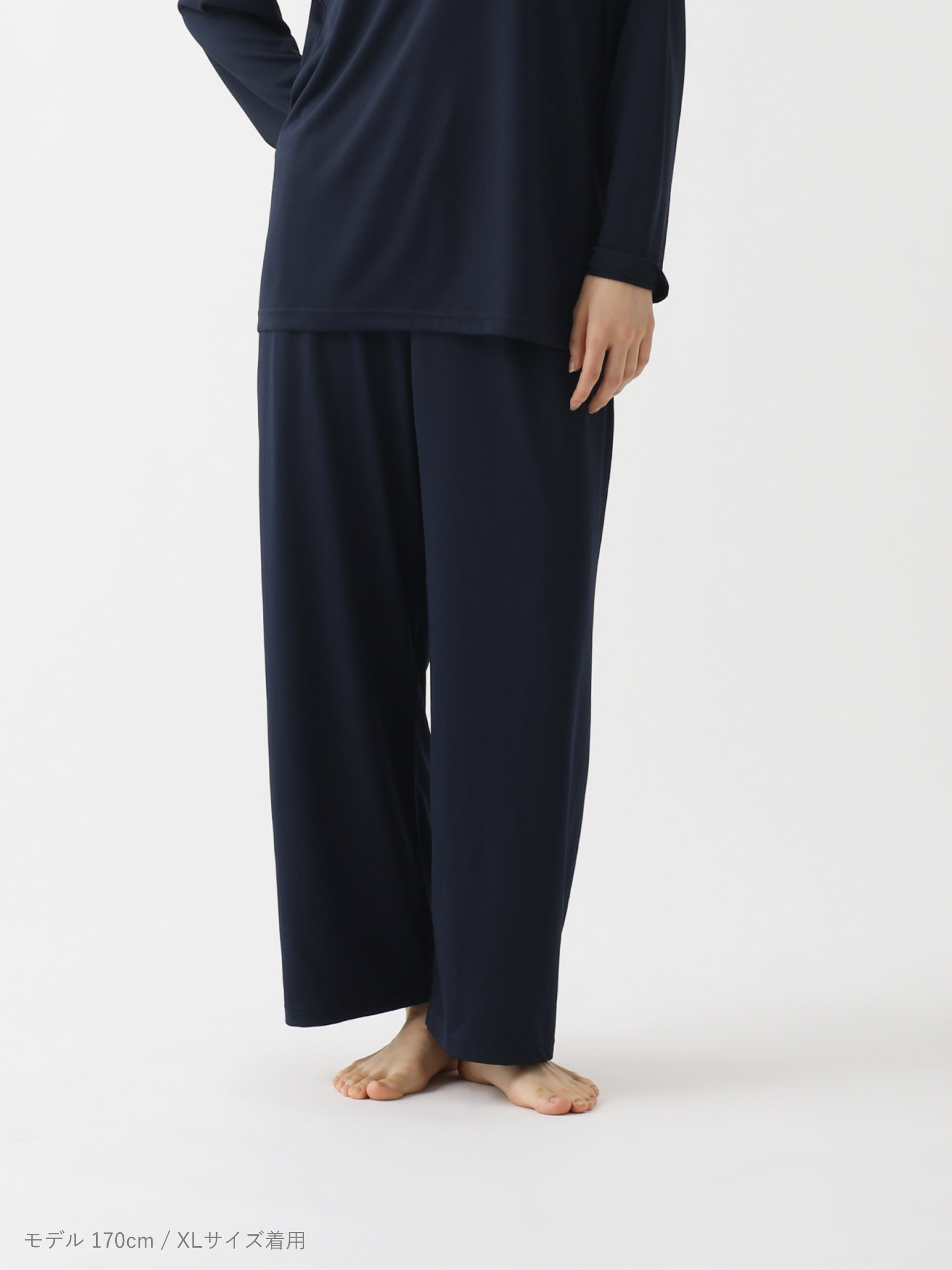 ルームウェア・パジャマ BAKUNE Dry Long Pants Women M Navy BAKUNE Dry Women's（ロングパンツ）_25SS | TENTIAL公式オンラインストア
