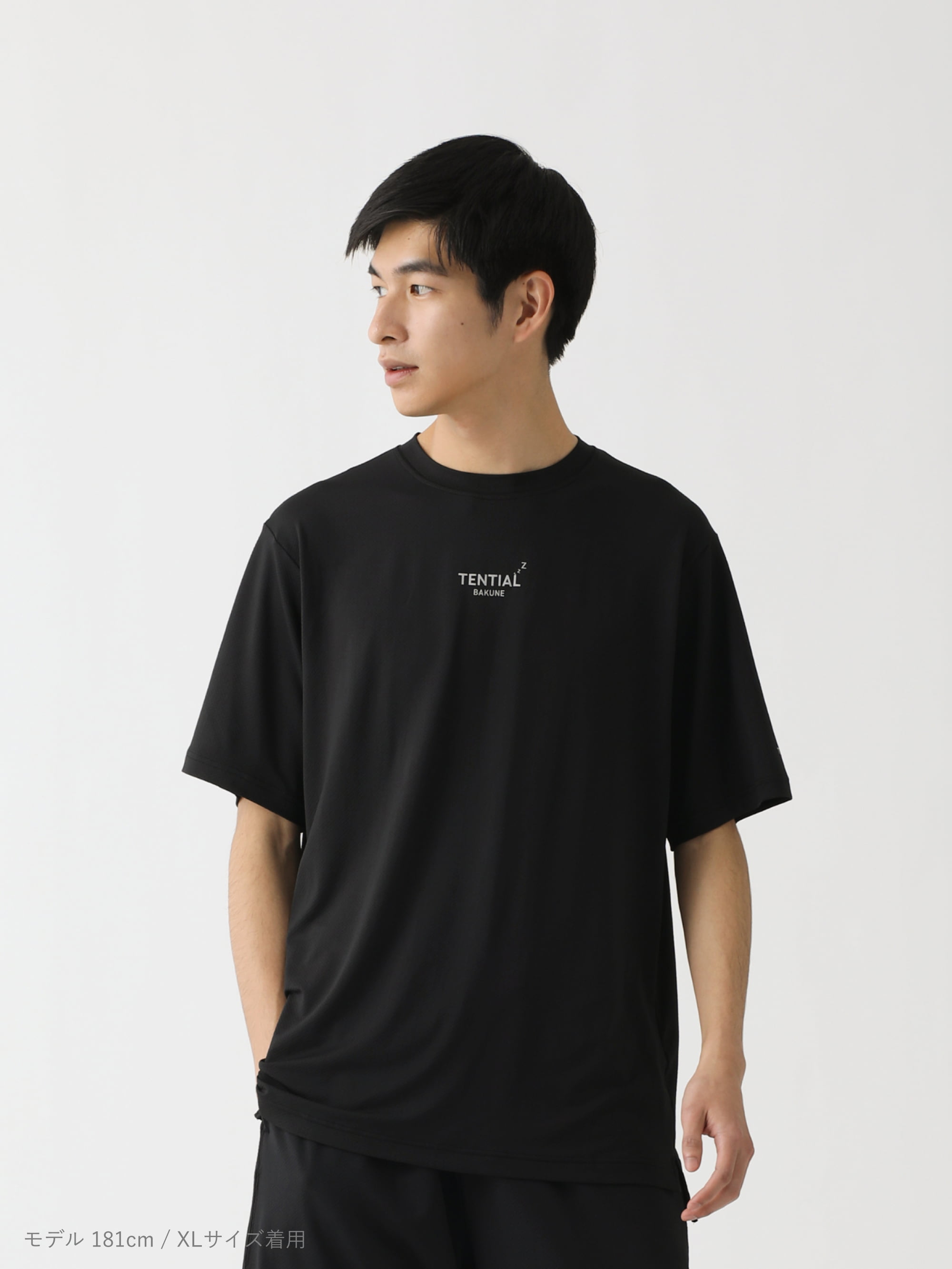 TENTIAL BAKUNE Mesh Tシャツ S ブラック上のみ BAKUNE Mesh / 半袖Tシャツ | TENTIAL公式オンラインストア