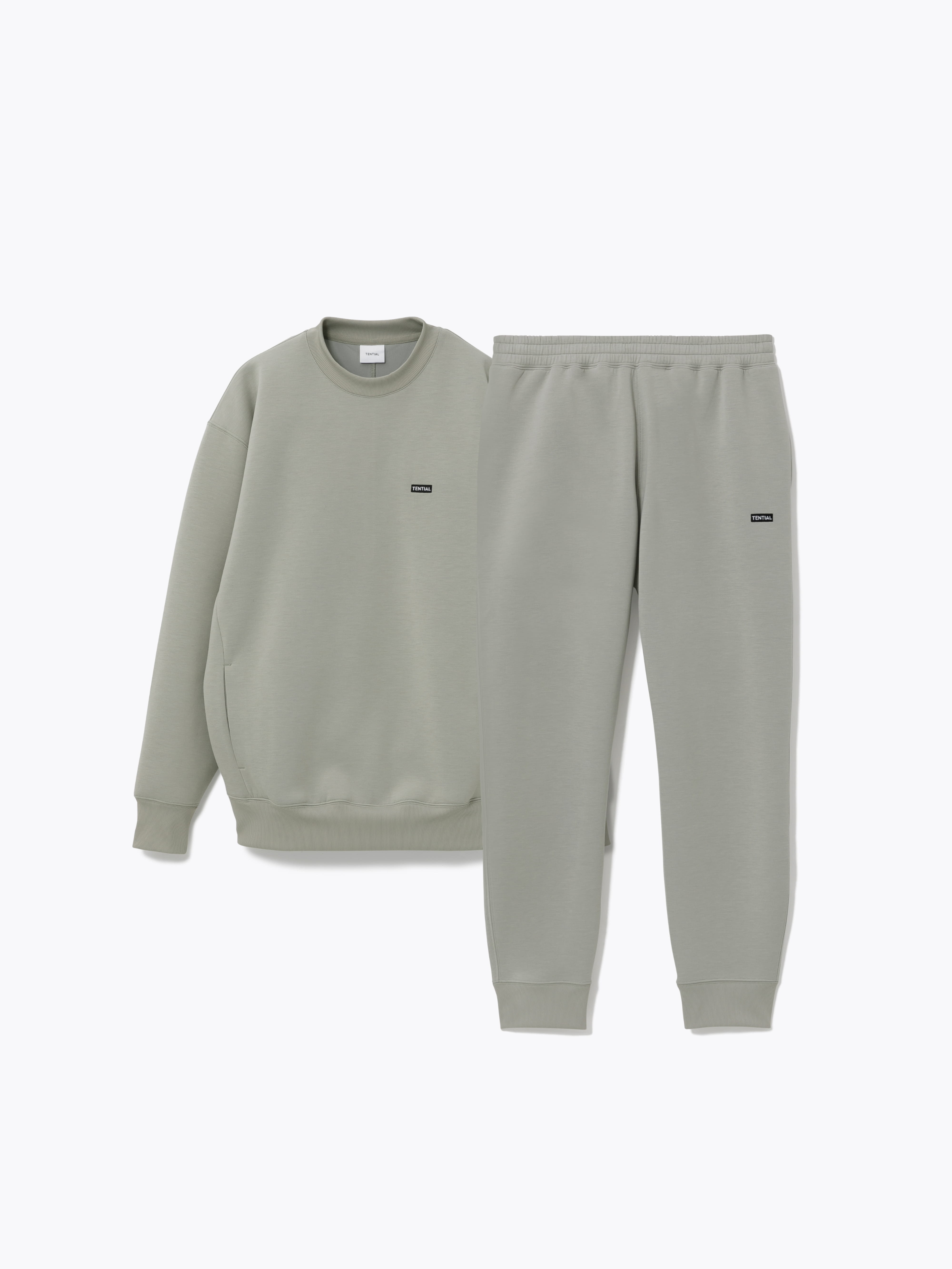 テックスウェット】クルーネックプルオーバー / 上下セット（クルー