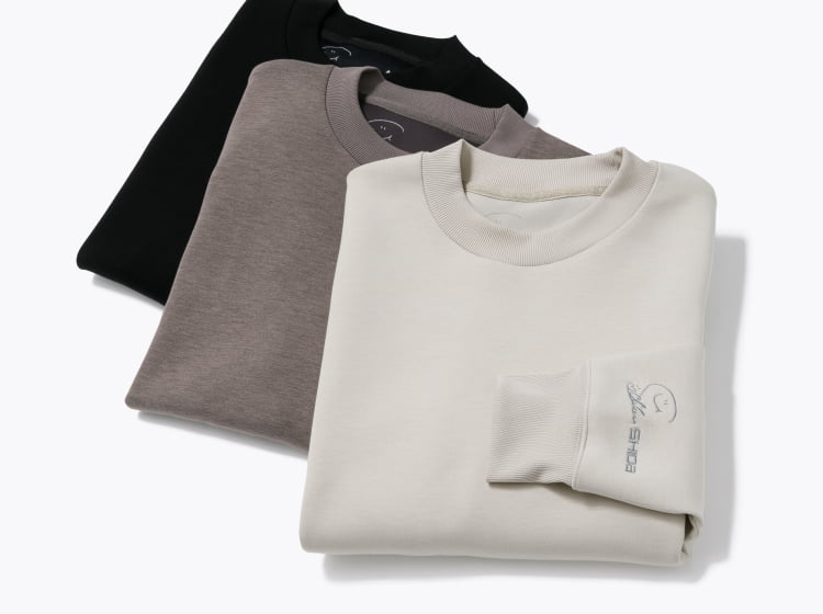 テックスウェット】クルーネックプルオーバー（志田千陽コラボ