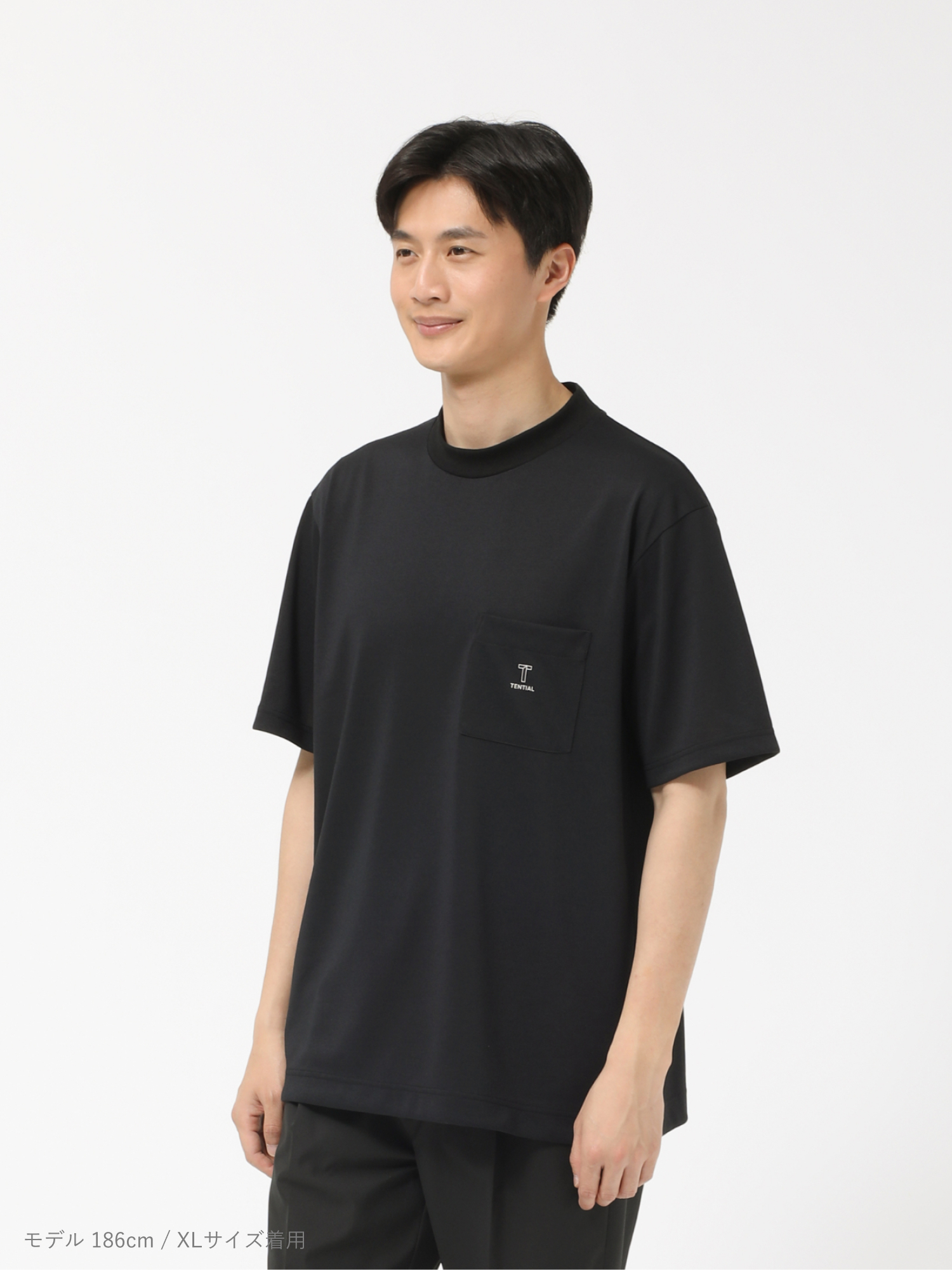 Golf Wear Short Sleeve T-Shirt Mock Neck / 半袖モックネック