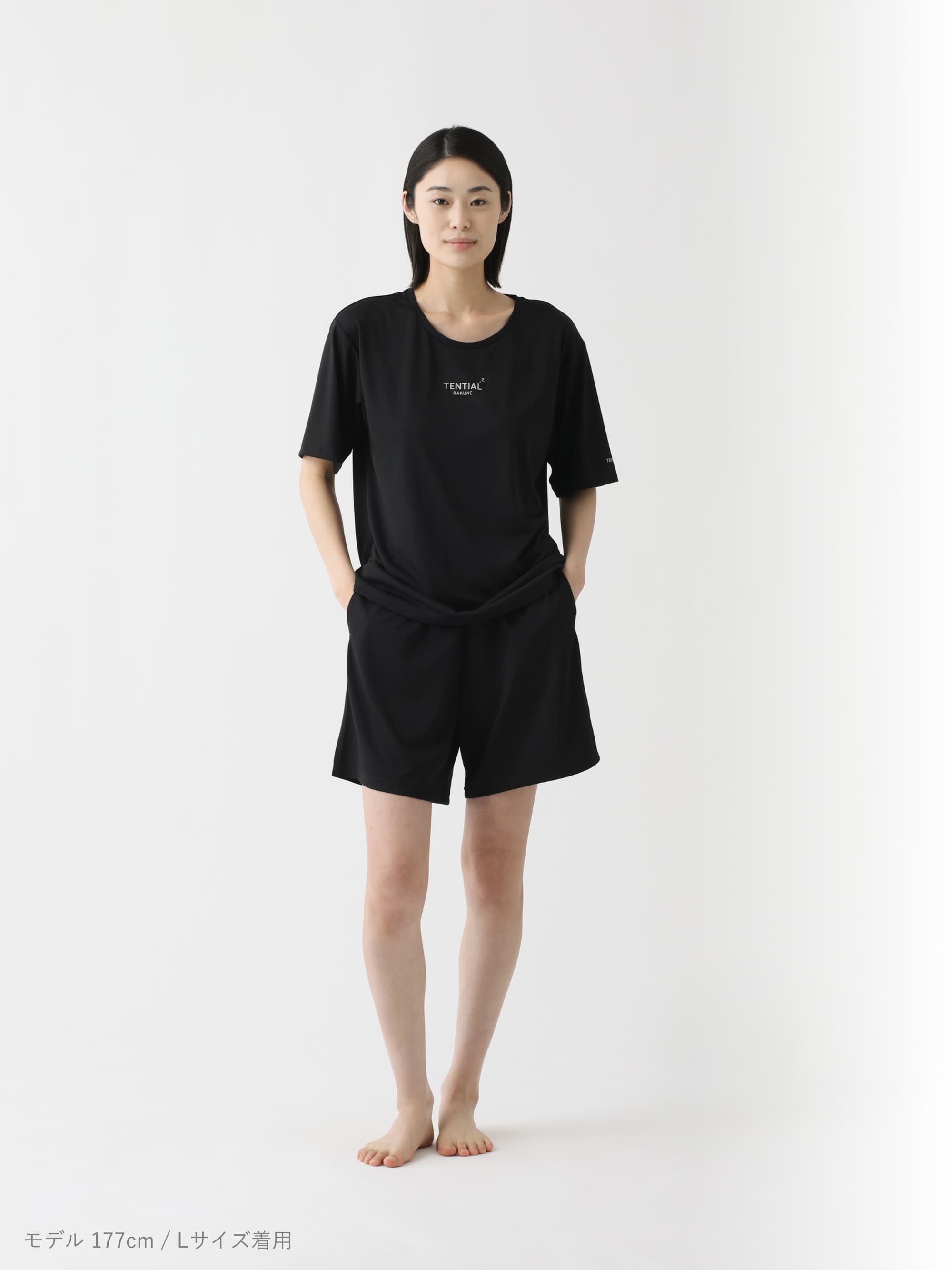 TENTIAL BAKUNE Dry 上下セット レディース パンツ Tシャツ BAKUNE Dry Women's 上下セット（半袖Tシャツ・ショートパンツ）_25SS