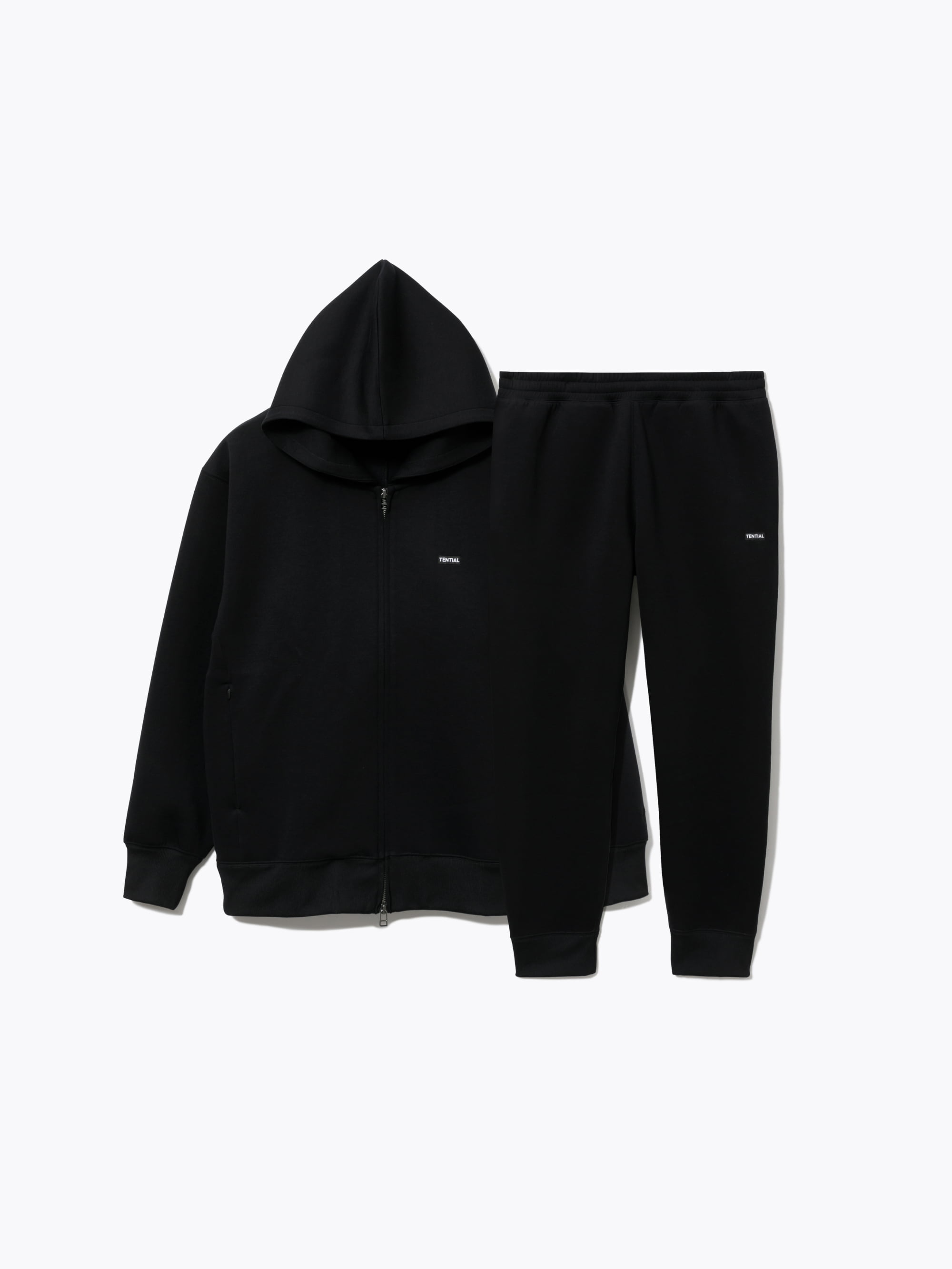 テンシャル　セットアップ Collarless Jacket ブラック　黒　M テンシャル セットアップ Collarless Jacket ブラック 黒 M