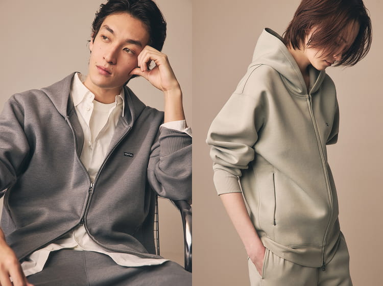 テックスウェット】フルジップフーディー / 上下セット（フルジップ