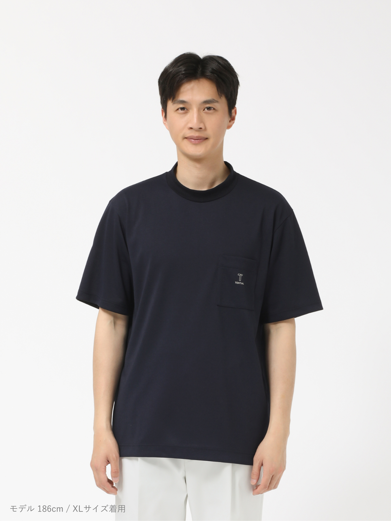 Golf Wear Short Sleeve T-Shirt Mock Neck / 半袖モックネック