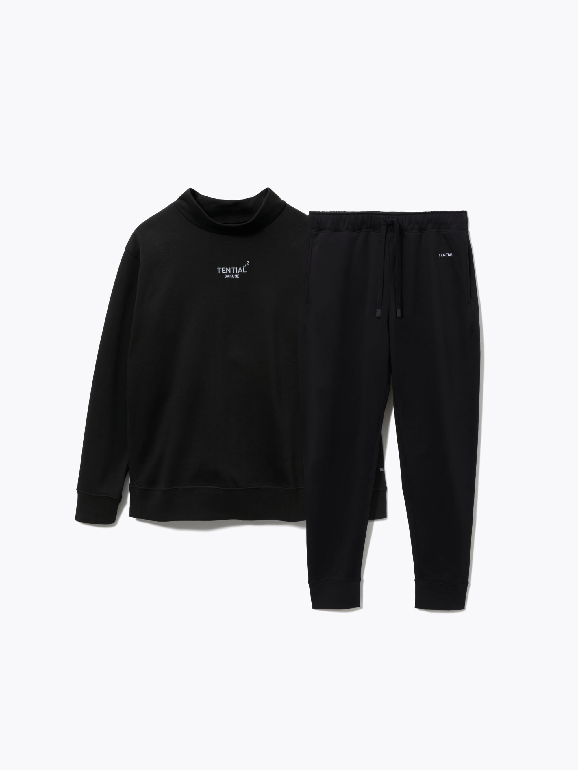 BAKUNE ウォーム / 上下セット（長袖モックネックシャツ・ロング