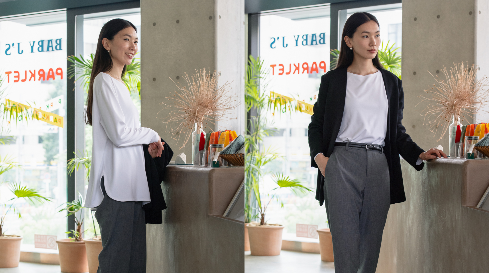 テーラードTシャツ ウィメンズ / 長袖Tシャツ _25FW | TENTIAL公式