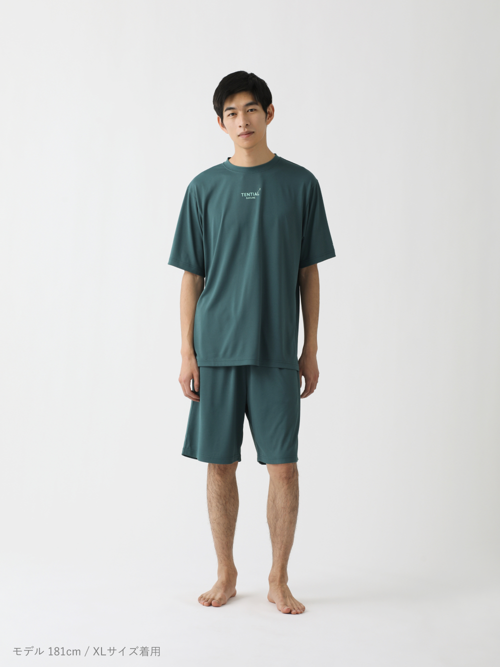 BAKUNE Dry Men's 上下セット（半袖Tシャツ・ショートパンツ）_25SS