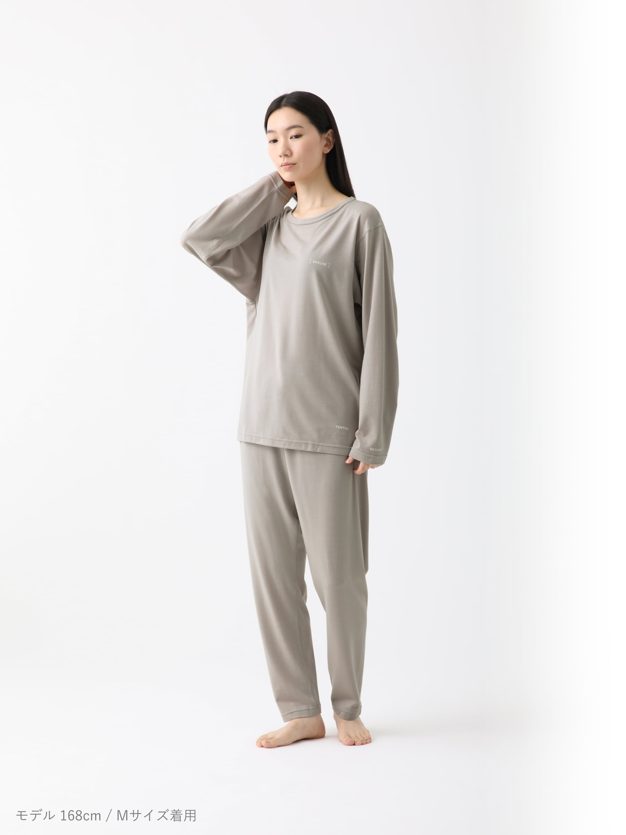 BAKUNE メリノウール / 長袖クルーネックシャツ | TENTIAL公式