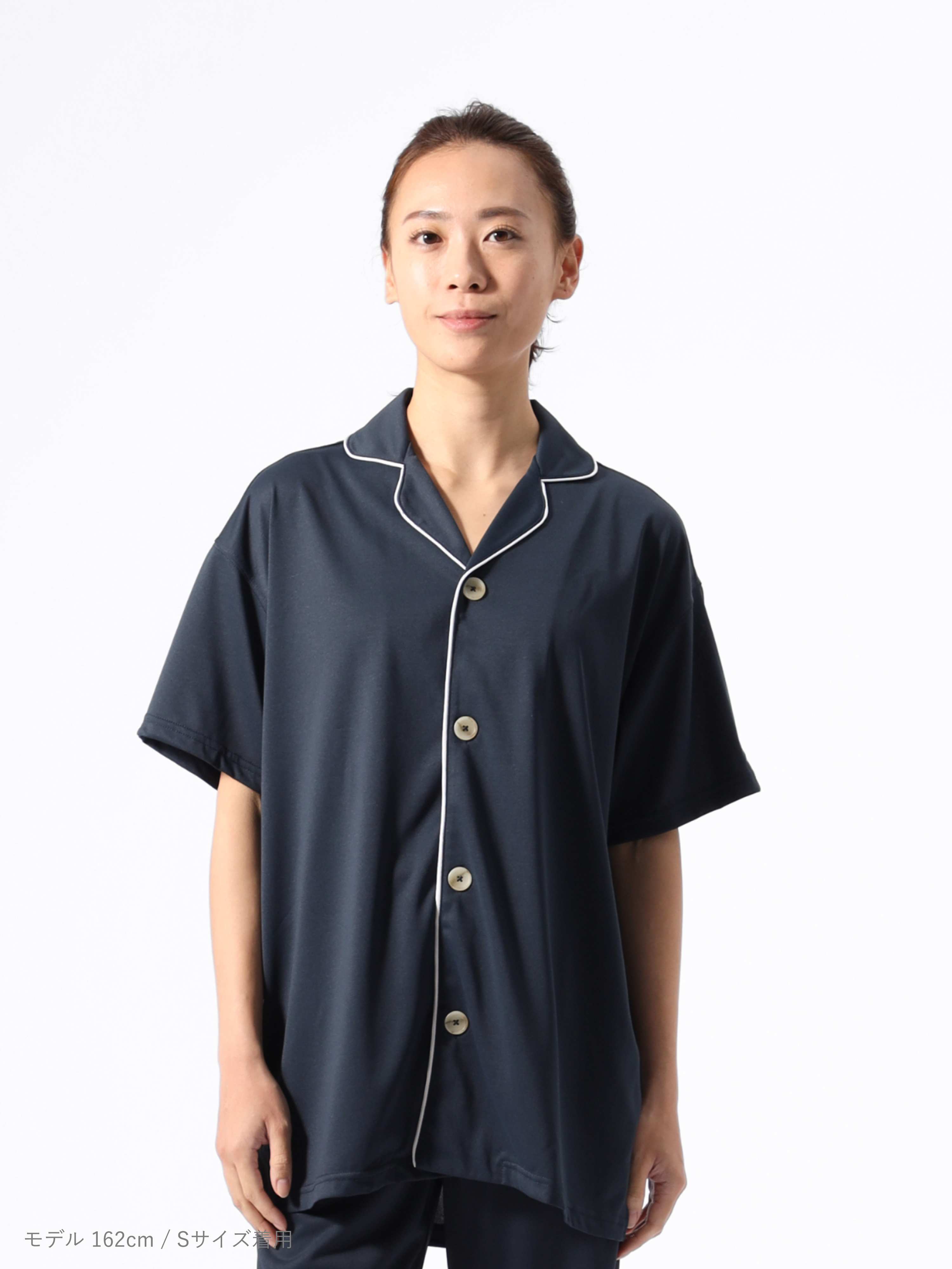 RENEWAL】BAKUNE Pajamas 前開き半袖シャツ | TENTIAL